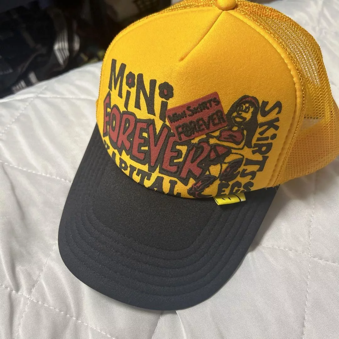 Kapital Hats Kapital rare color Trucker cap Yellow