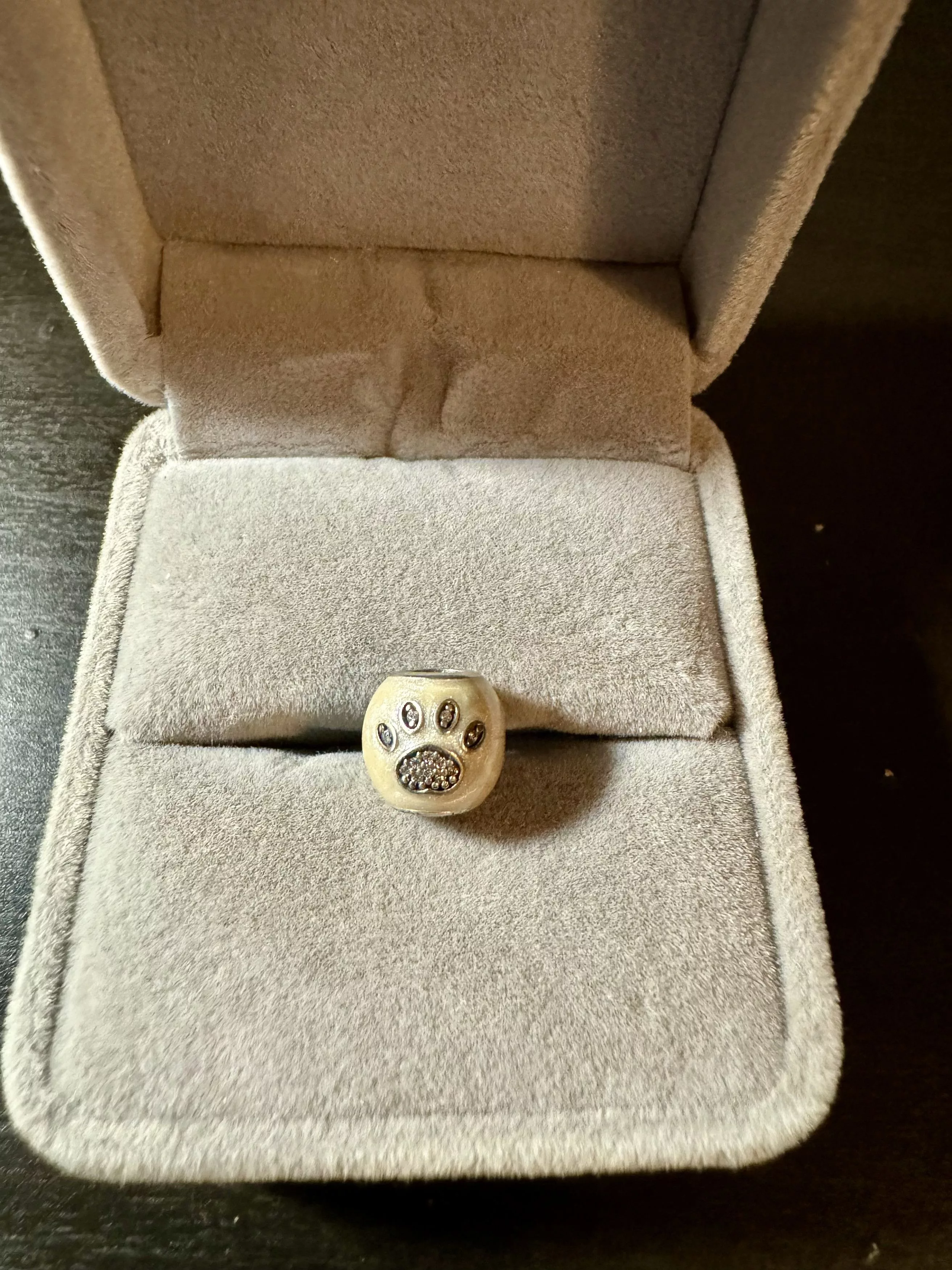 pandora Charms Pandora I Love My Pet Charm White