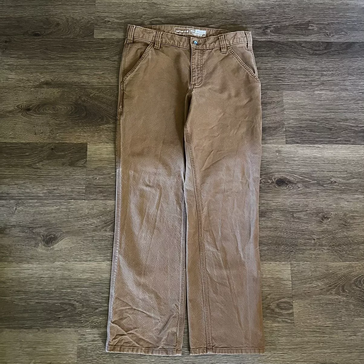 Carhartt Casual Pants Brown Relaxed Fit Carhartt Pants