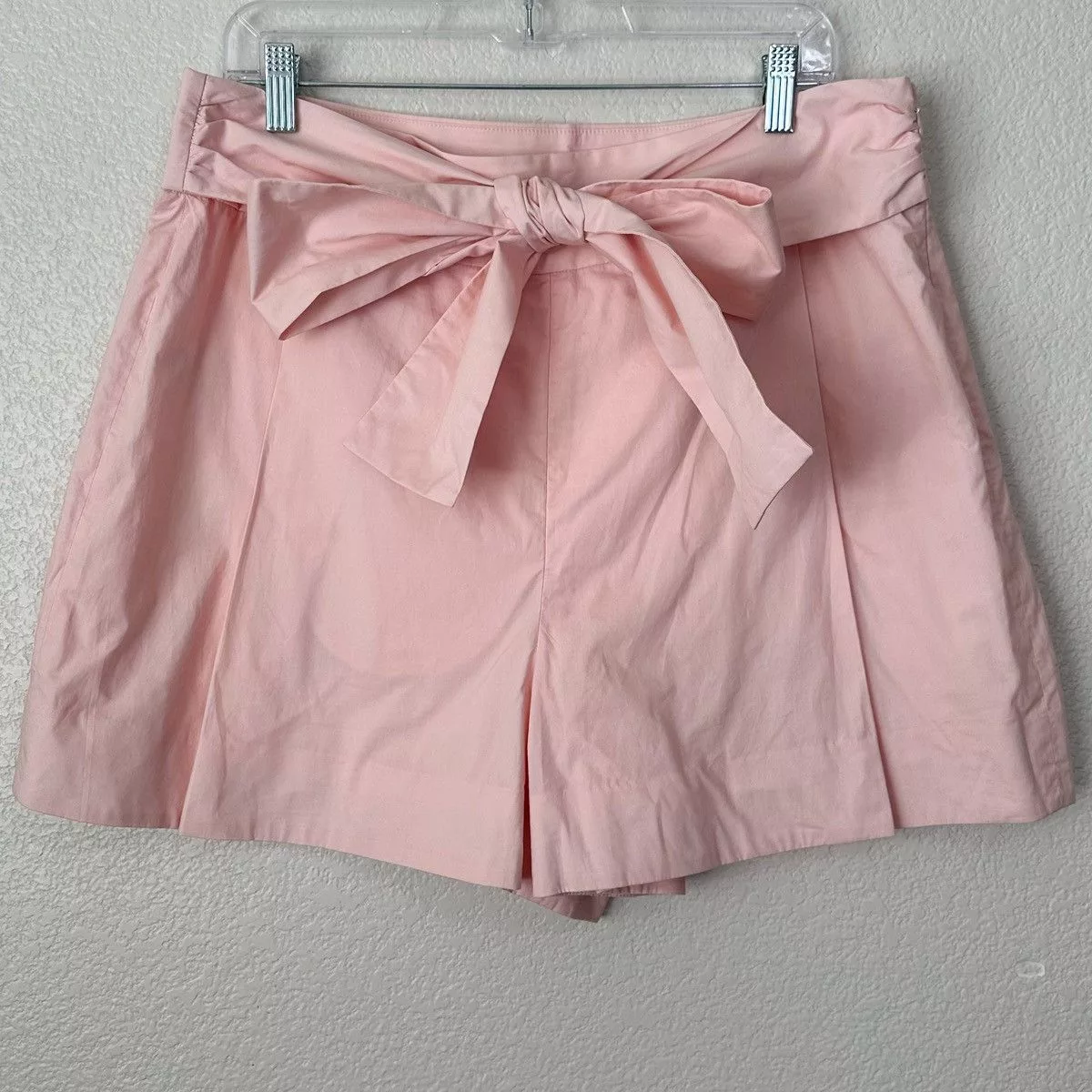 J.Crew Shorts J.Crew NWOT J. Crew Tiewaist Cotton Poplin Pink Shorts