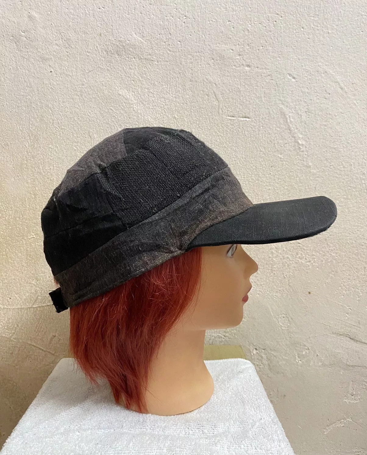 Japanese Brand Hats Japanese Brand Japanese Patchwork Cap Black