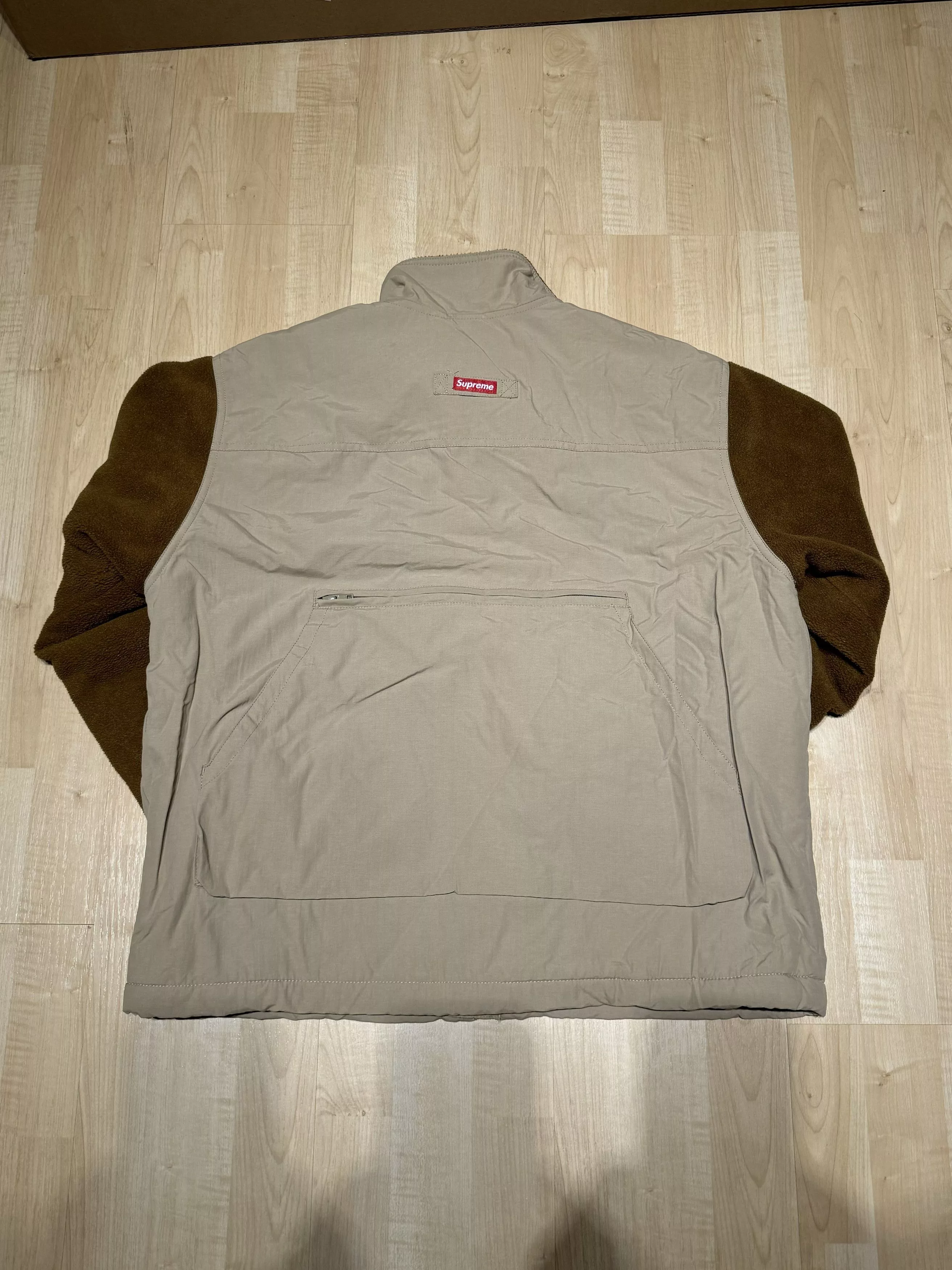 Supreme Light Jackets Supreme Fisherman Jacket Brown