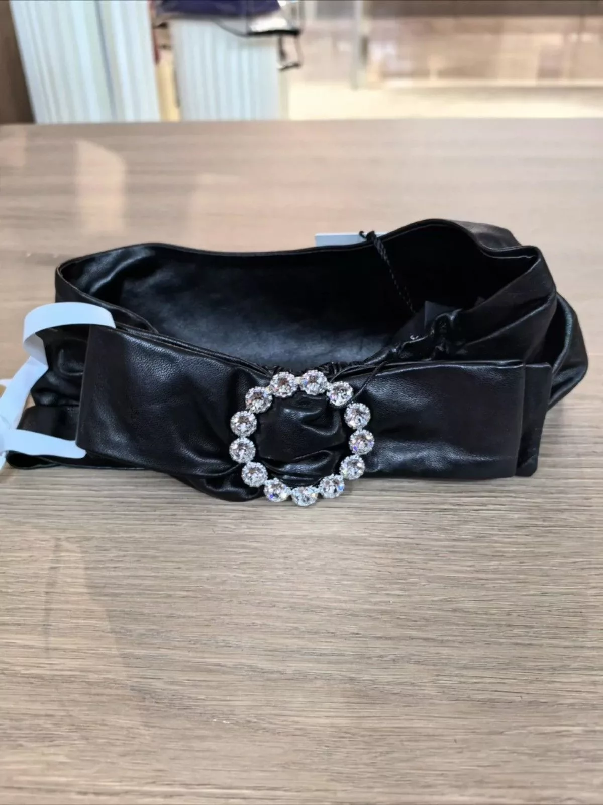 Gucci Hats Gucci runway leather headband Black