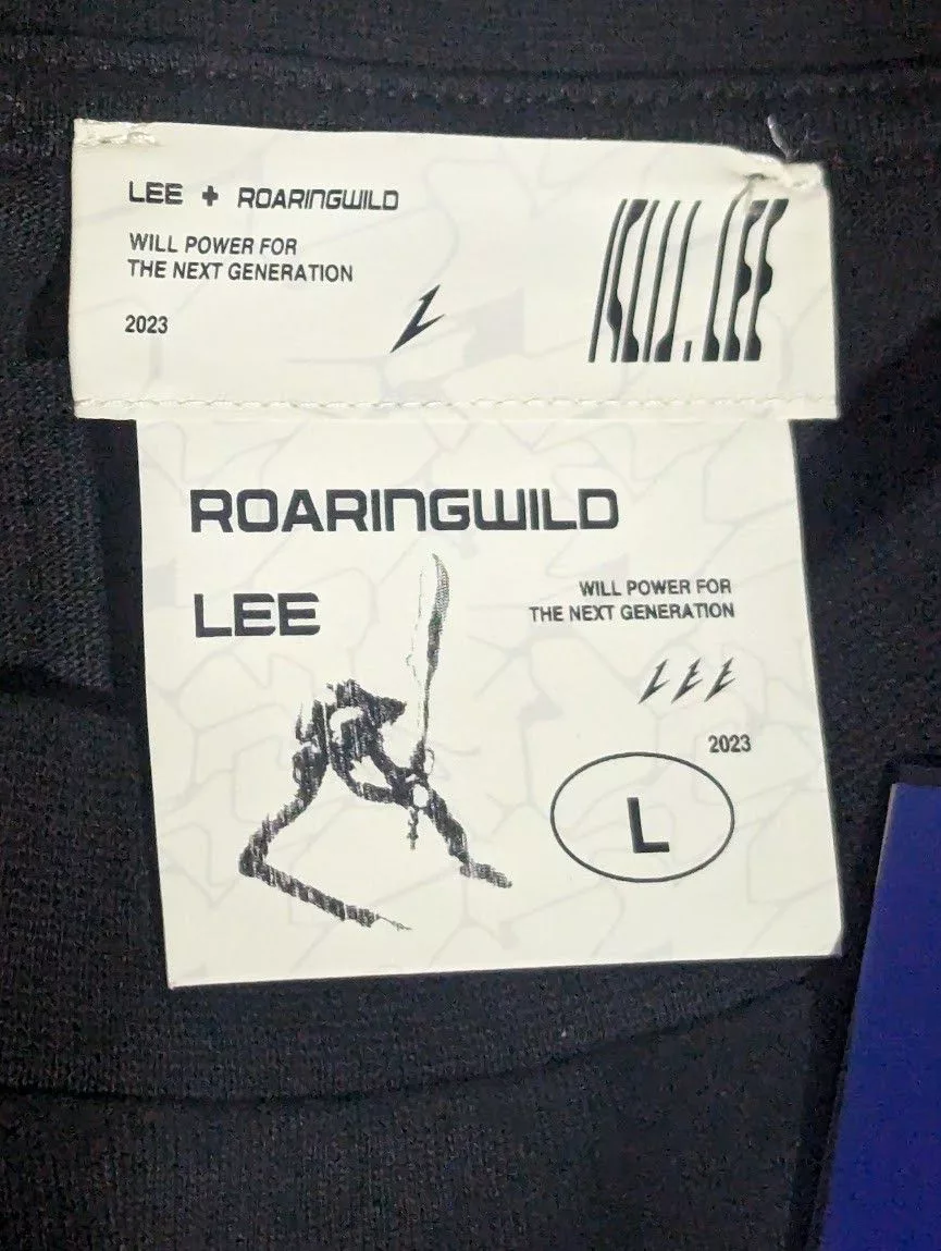 Lee Short Sleeve T Shirts Unisex Lee x ROARINGWILD Oversized Graphic Tee Black