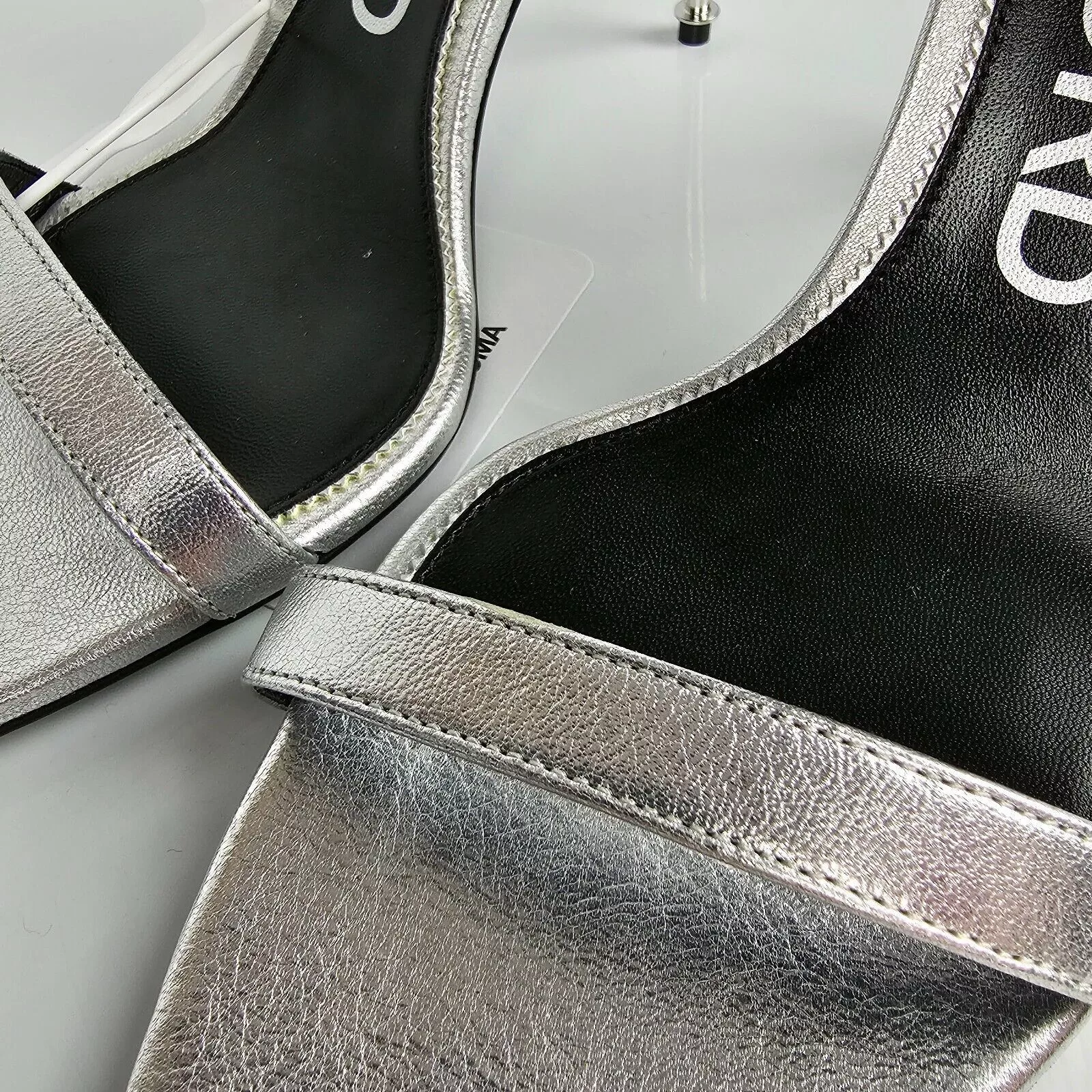 Tom Ford Heels Tom Ford Padlock 85mm Silver Sandals New