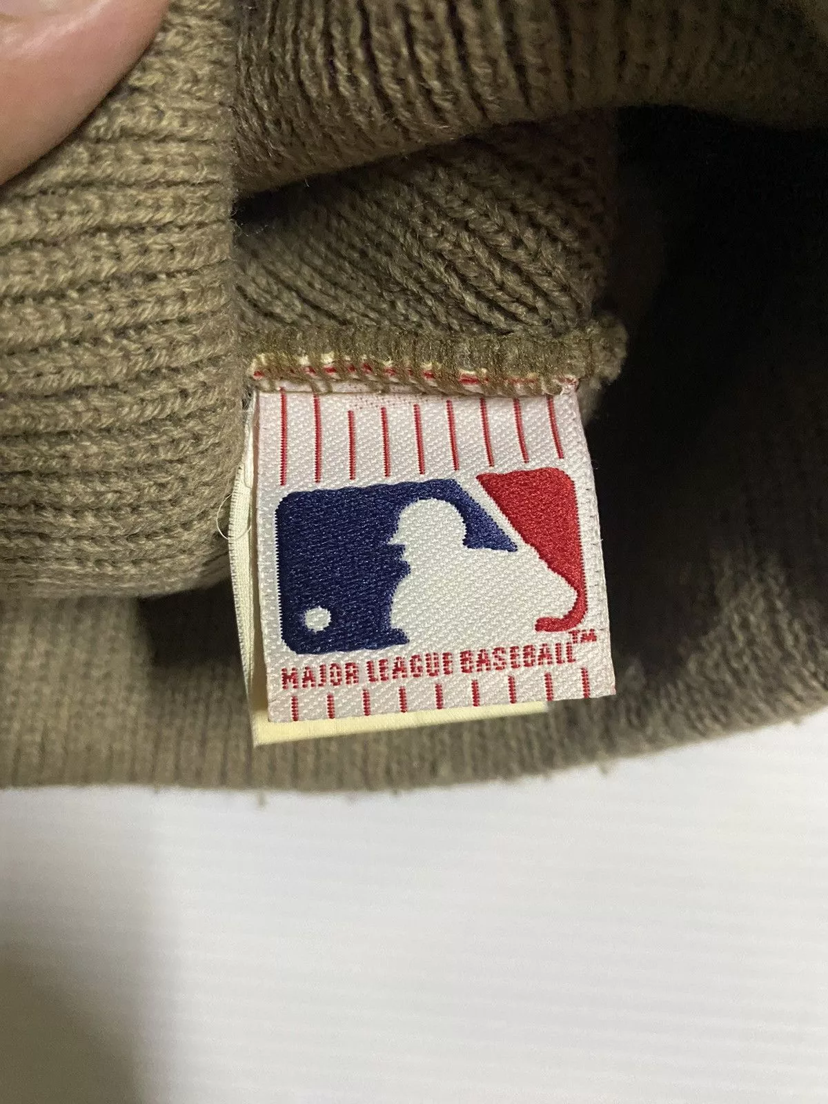 MLB Hats MLB New York Small Logo Embroidery Beanie Hat Multi