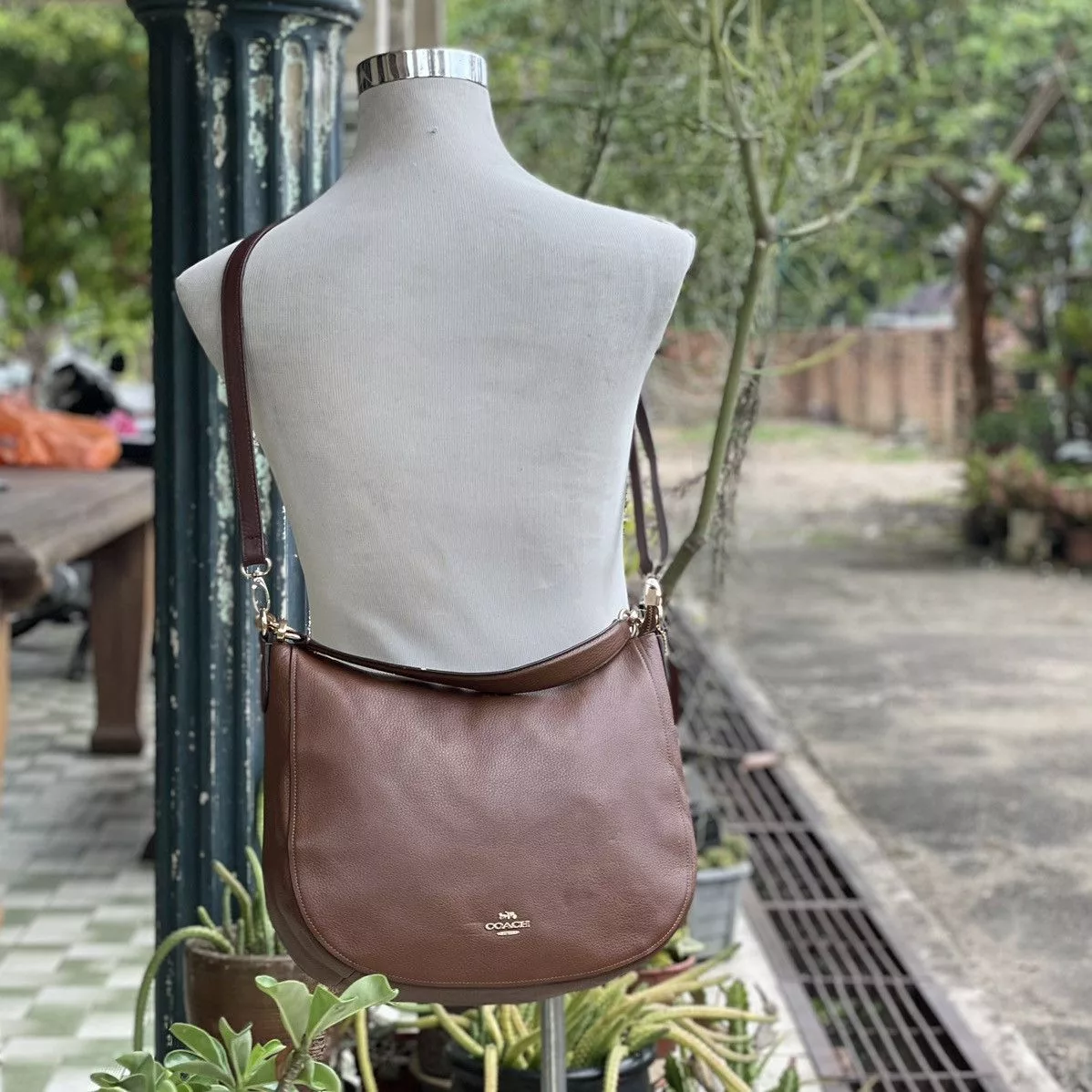 Coach Hobo Bags Coach Elle Hobo Bag Brown