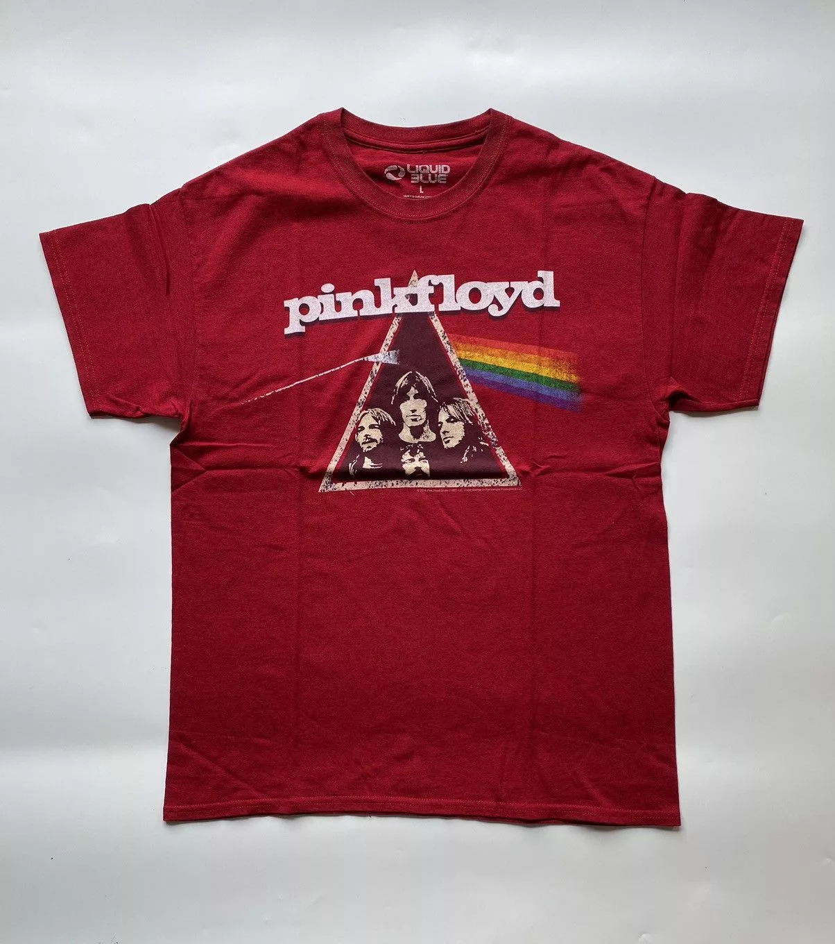 Liquid Blue Long Sleeve T Shirts Liquid Blue × Pink Floyd PINK FLOYD Red