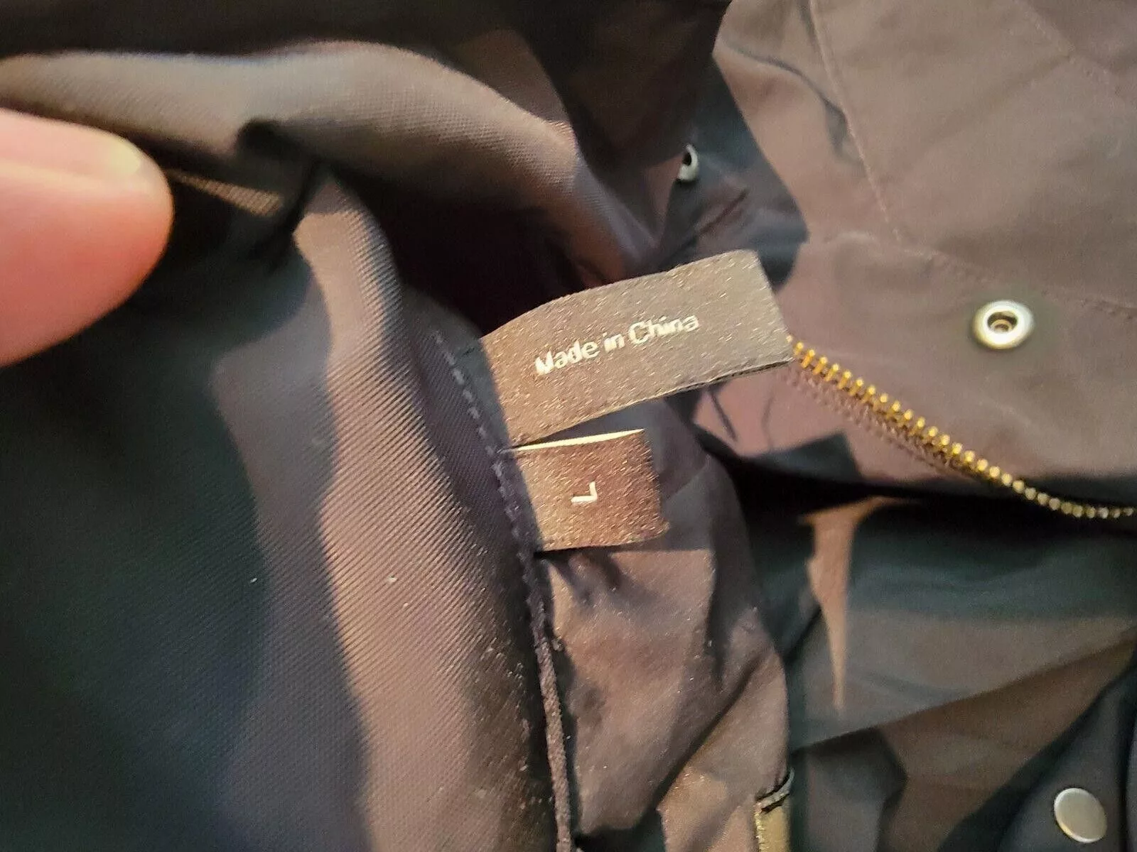 Theory Jackets Theory Canvas Dark Blue Jacket Size L