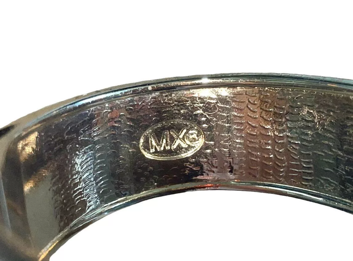 Other Bracelets Other MX Designer Leather Hinged Cuff White