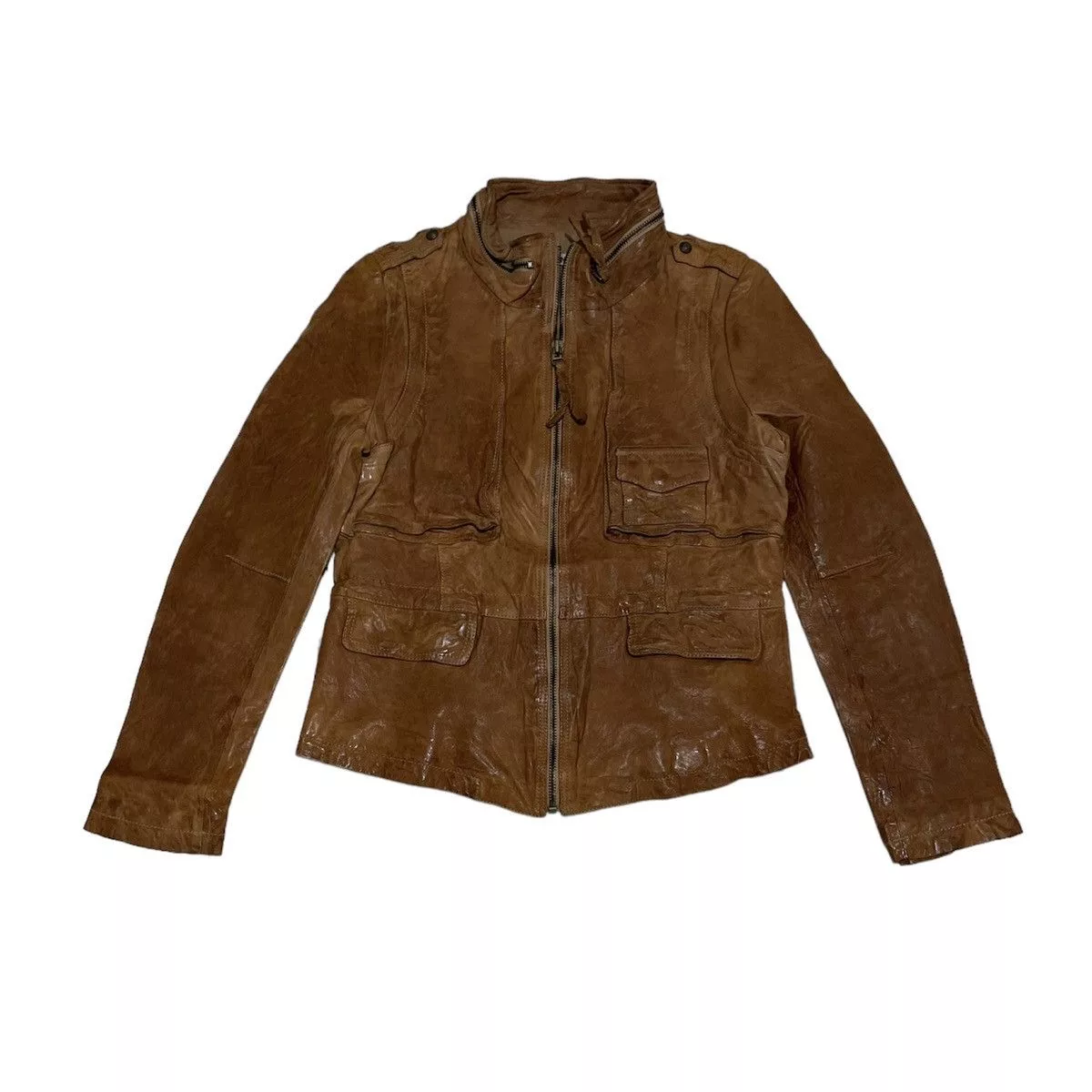 Jil Sander Leather Jackets Jil Sander Leather Jacket Brown