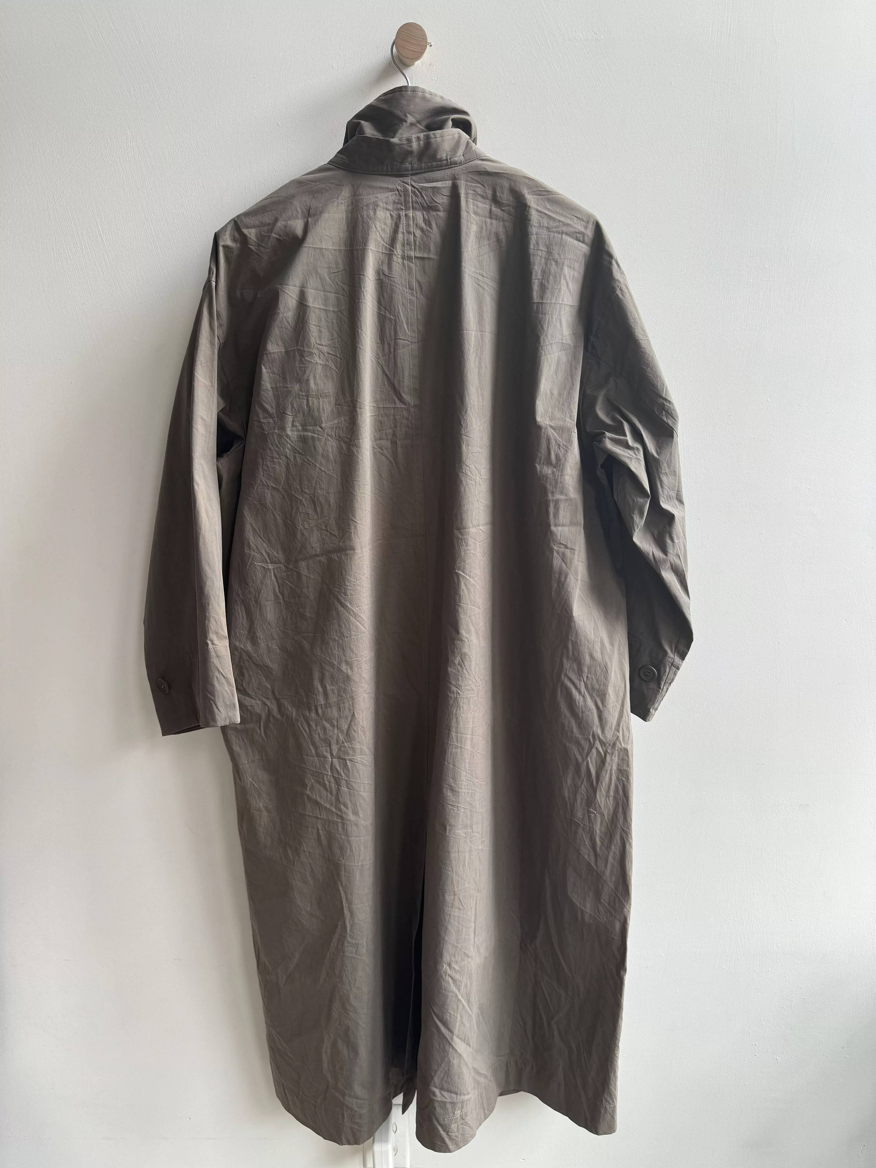 Issey Miyake Raincoats Issey Miyake Wind Coat Gray