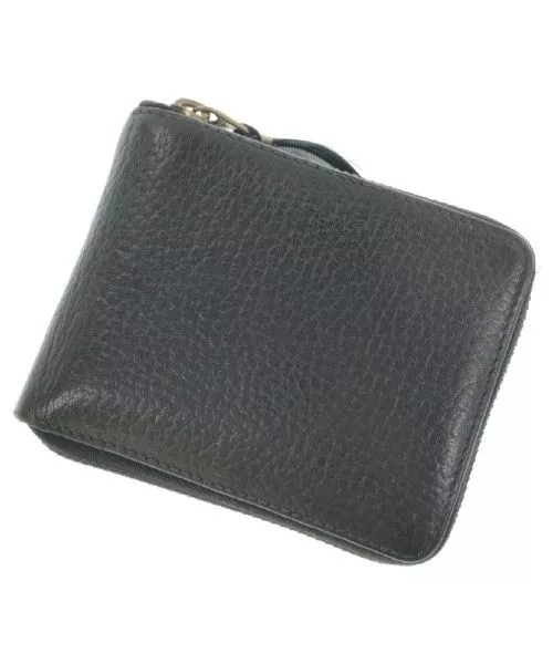 Comme des Garcons Wallets Comme des Garcons Wallet Coin cases Zip Plain Black