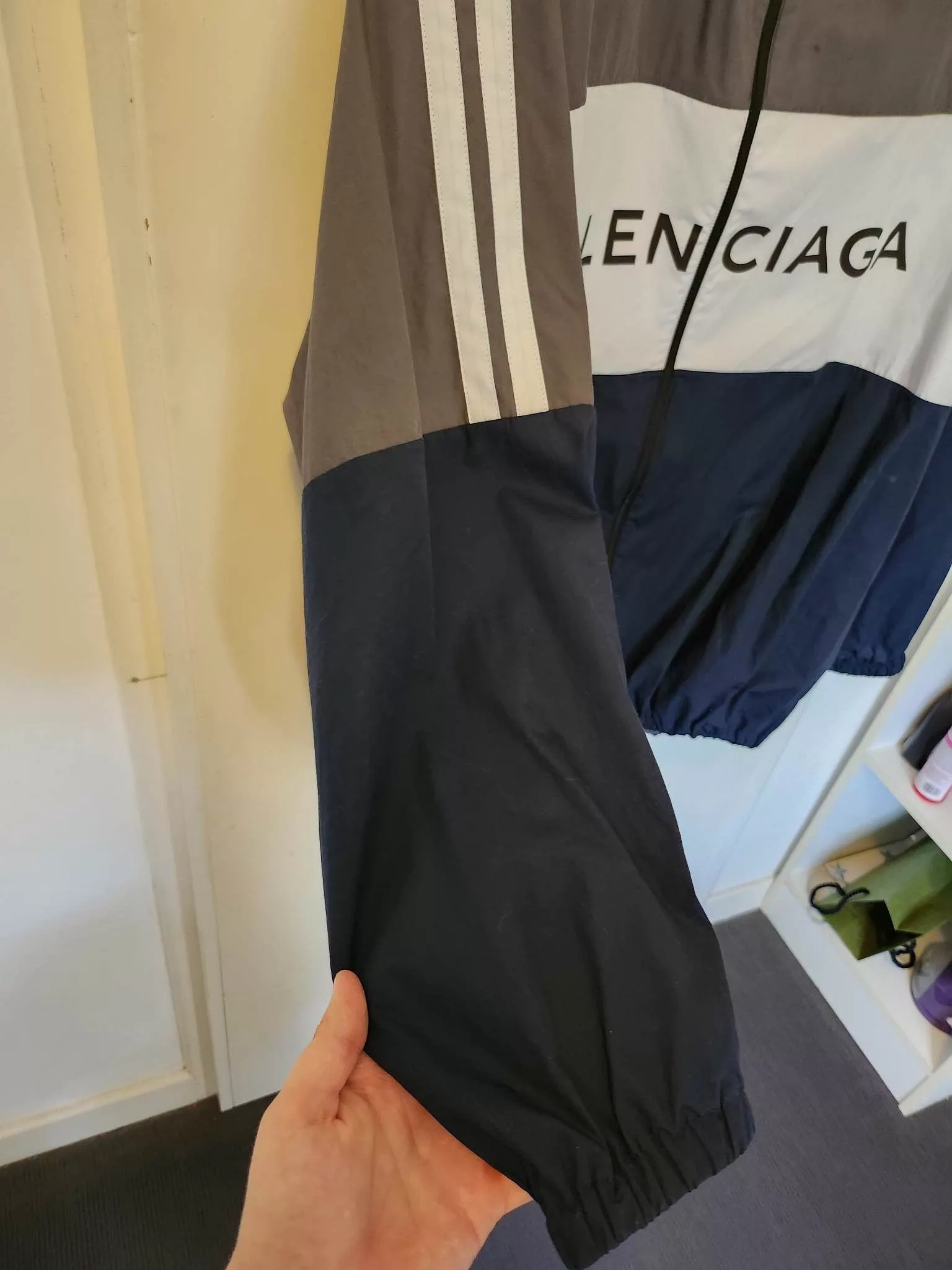 Balenciaga Light Jackets Balenciaga Iconic track jacket Gray