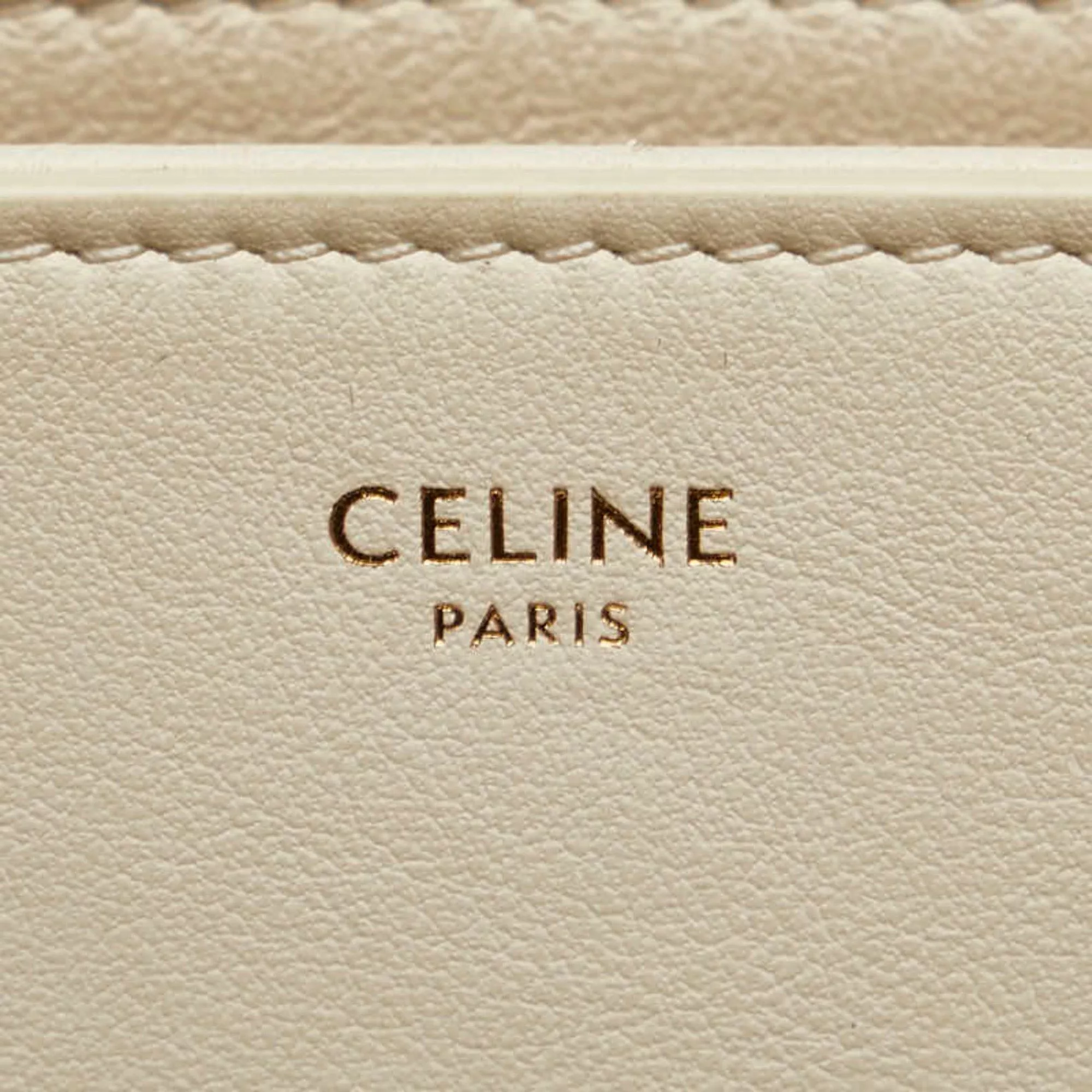 Celine Other CELINE Medium Taboo Shoulder Bag White Leather Women's