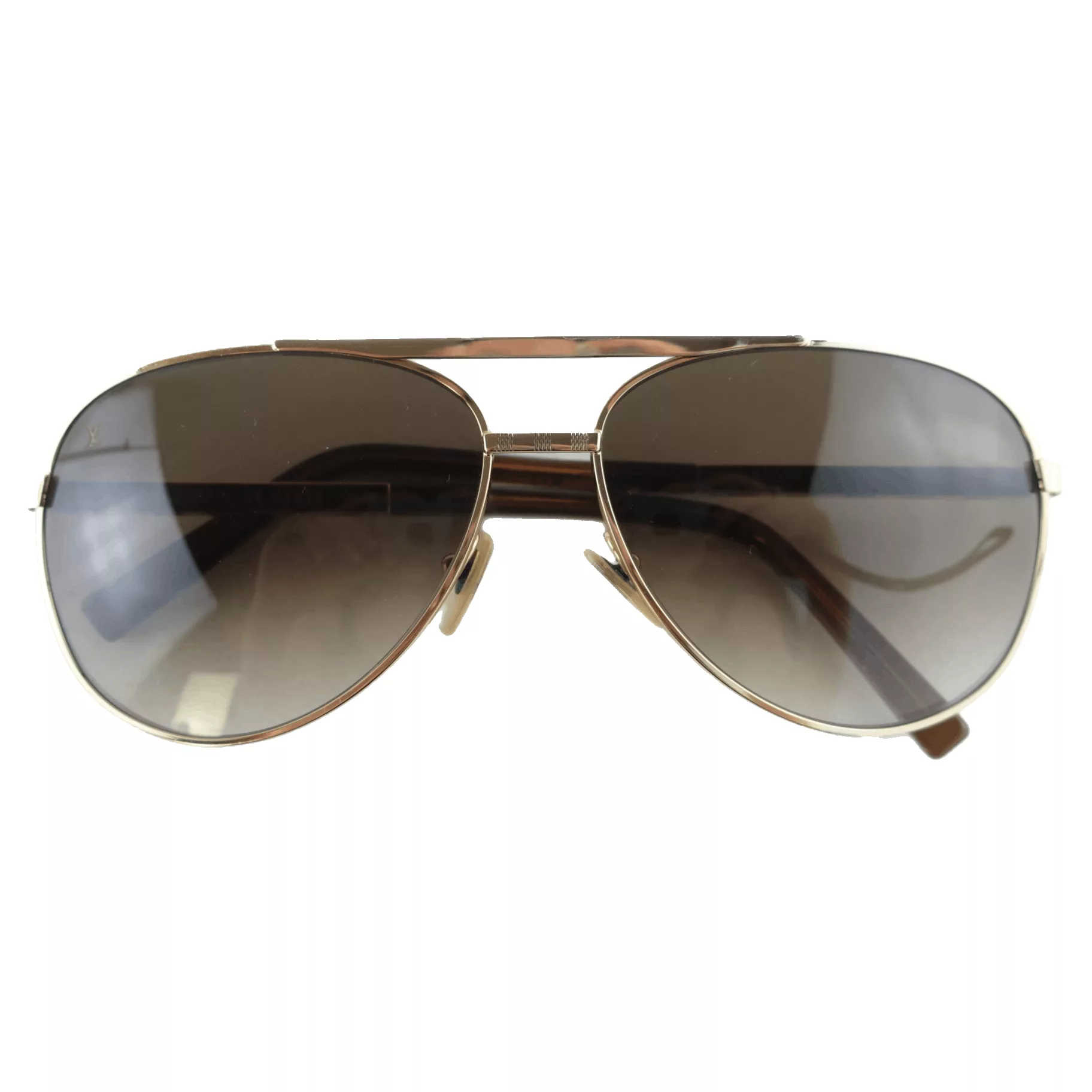 Louis Vuitton Sunglasses Louis Vuitton Goldtone Monogram Attitude Pilote Multi