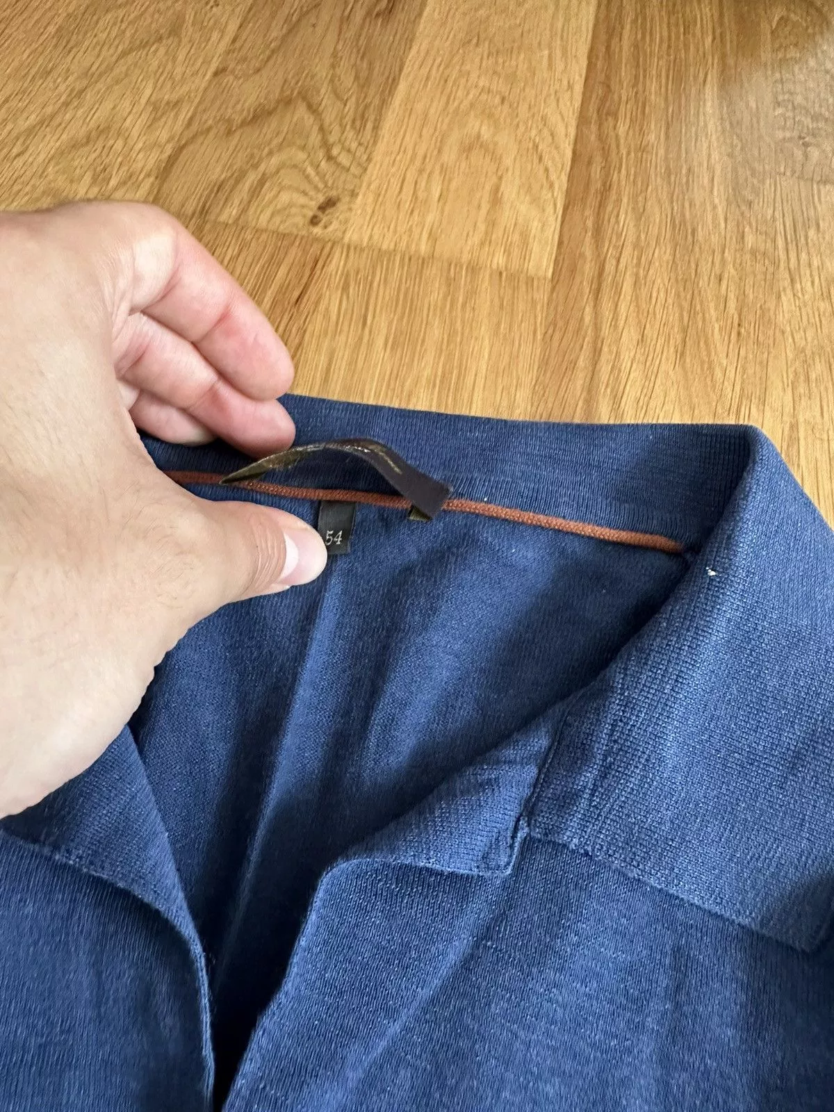 Loro Piana Polos Loro Piana Polo Buttonless Blue