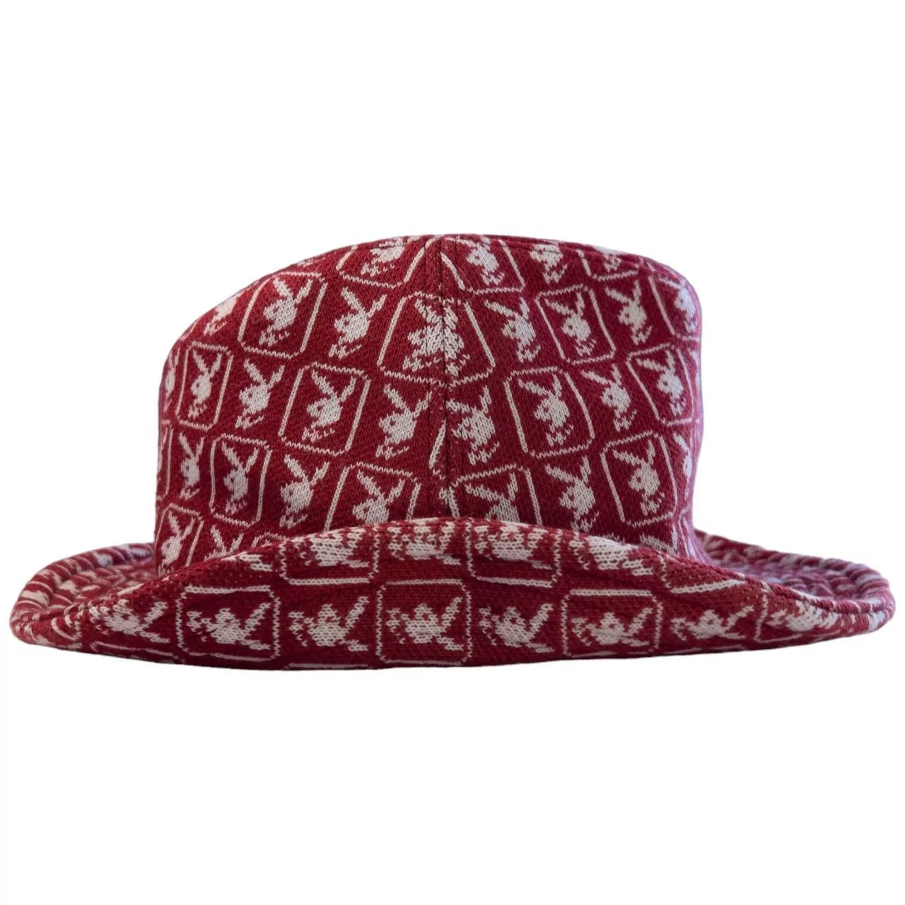 Playboy Hats Vintage Playboy Monogram Hat Red