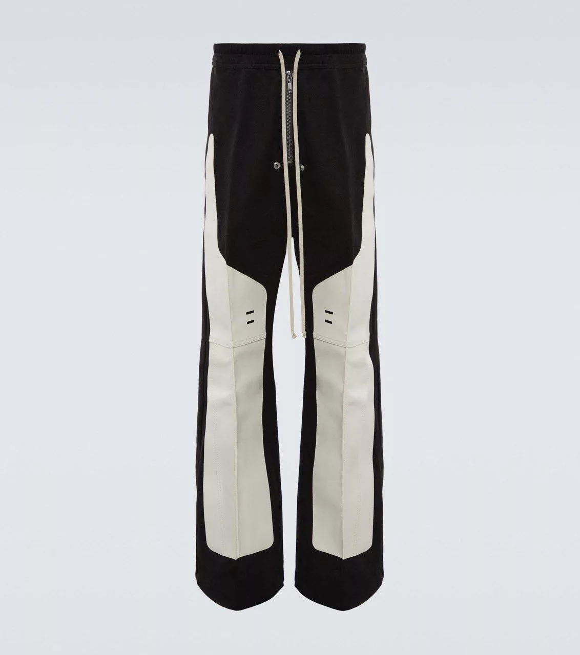 Rick Owens Casual Pants Rick Owens Geth Belas Leather Panel Pants Multi