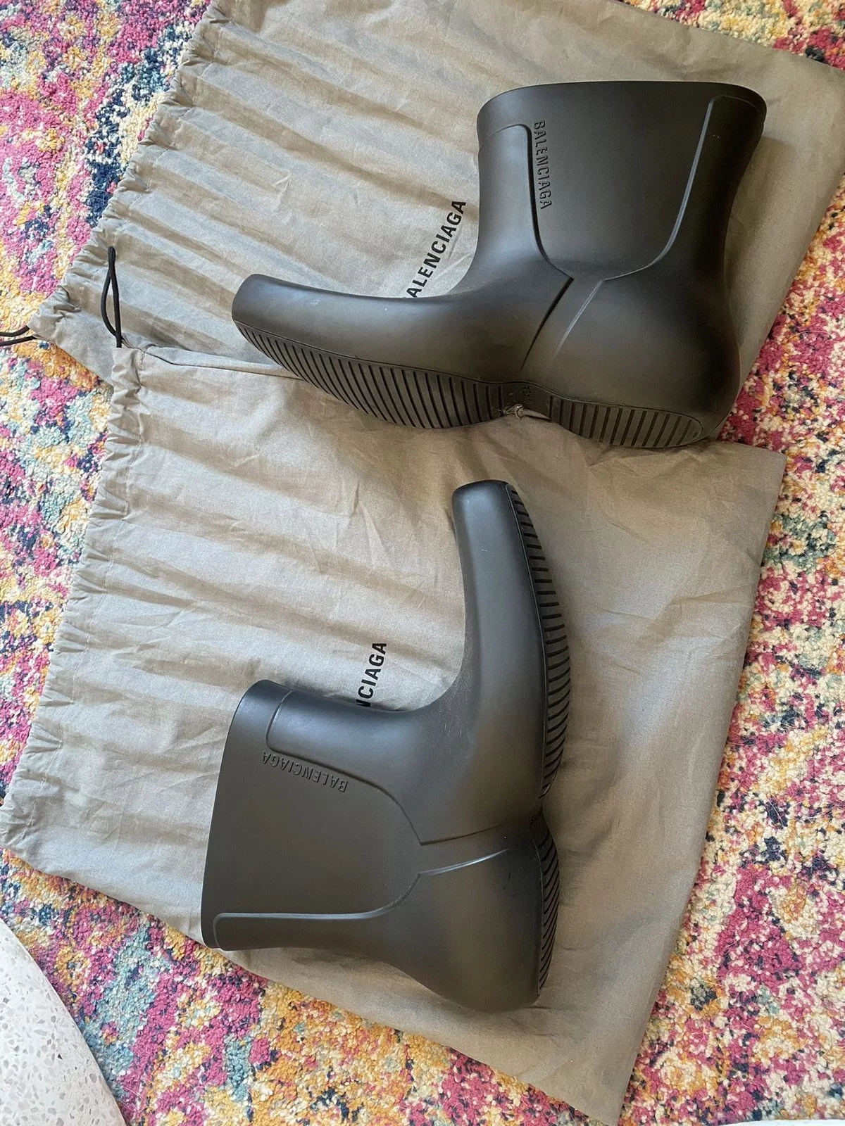 Balenciaga Boots Balenciaga Excavator Boots Black