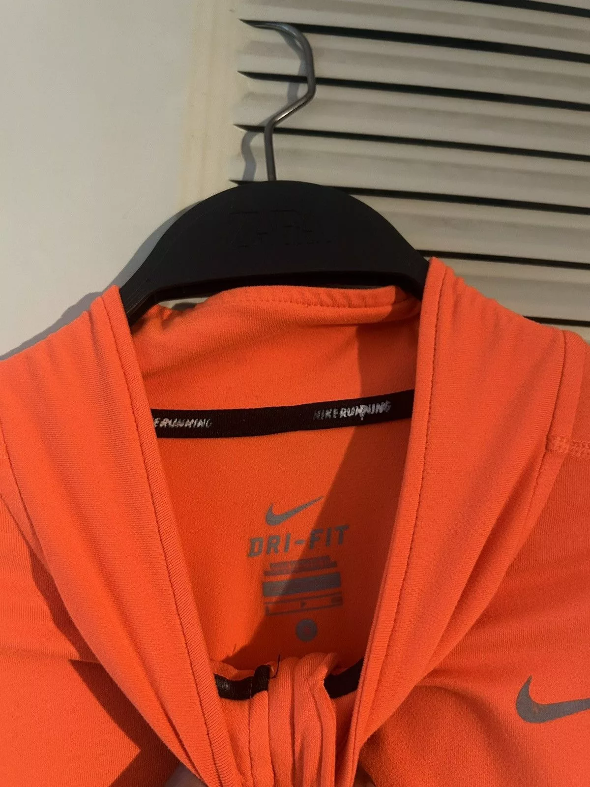 Nike Long Sleeve T Shirts Nike DriFit Orange