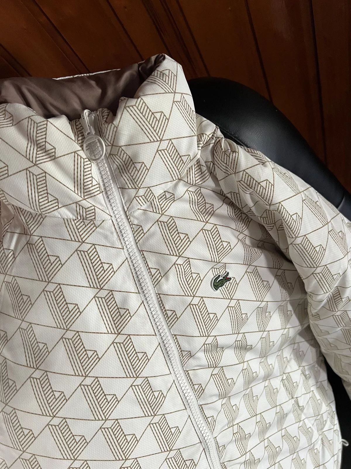 Lacoste Bombers Double-sided jacket Lacoste White