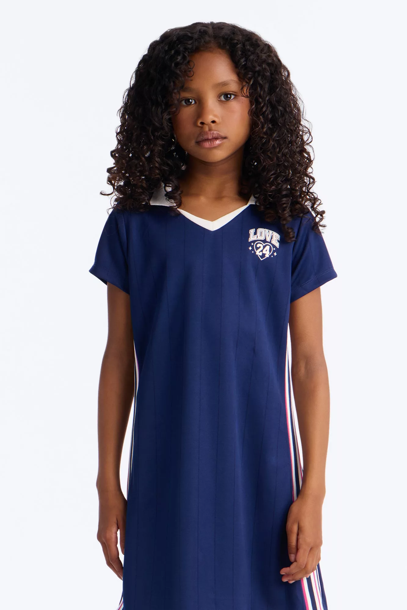 Mini Star Player Active Dress - Navy