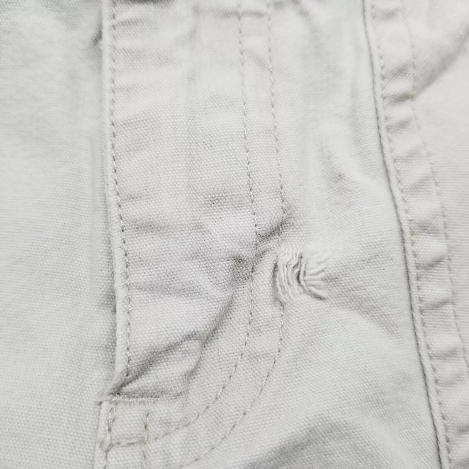 Abercrombie & Fitch Pants Womens 6 Flared Pockets 30x30 White