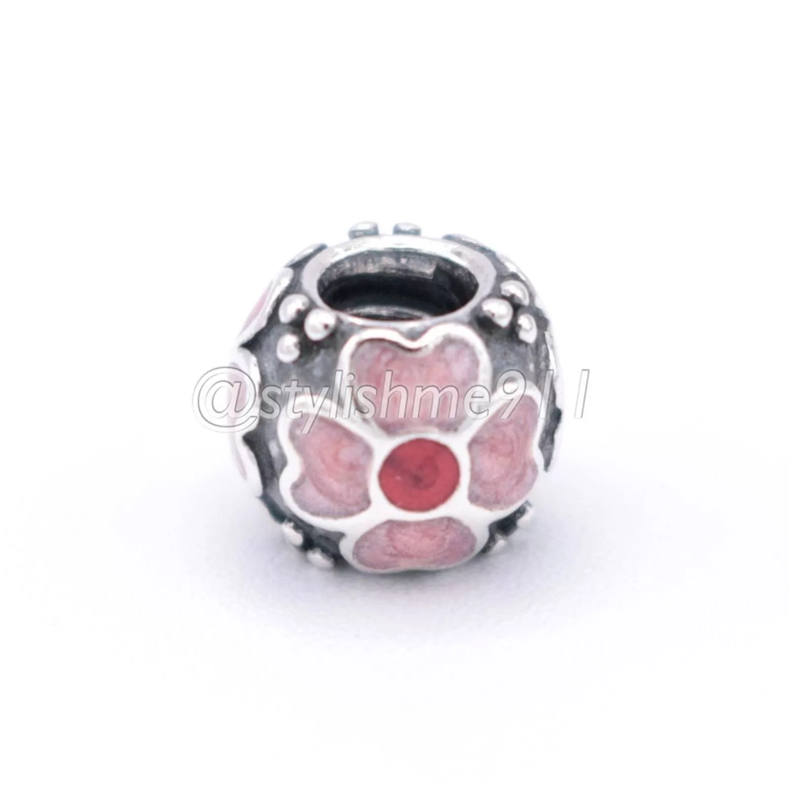 pandora Bracelets Authentic PANDORA Red Daisy Charm - 790433ER