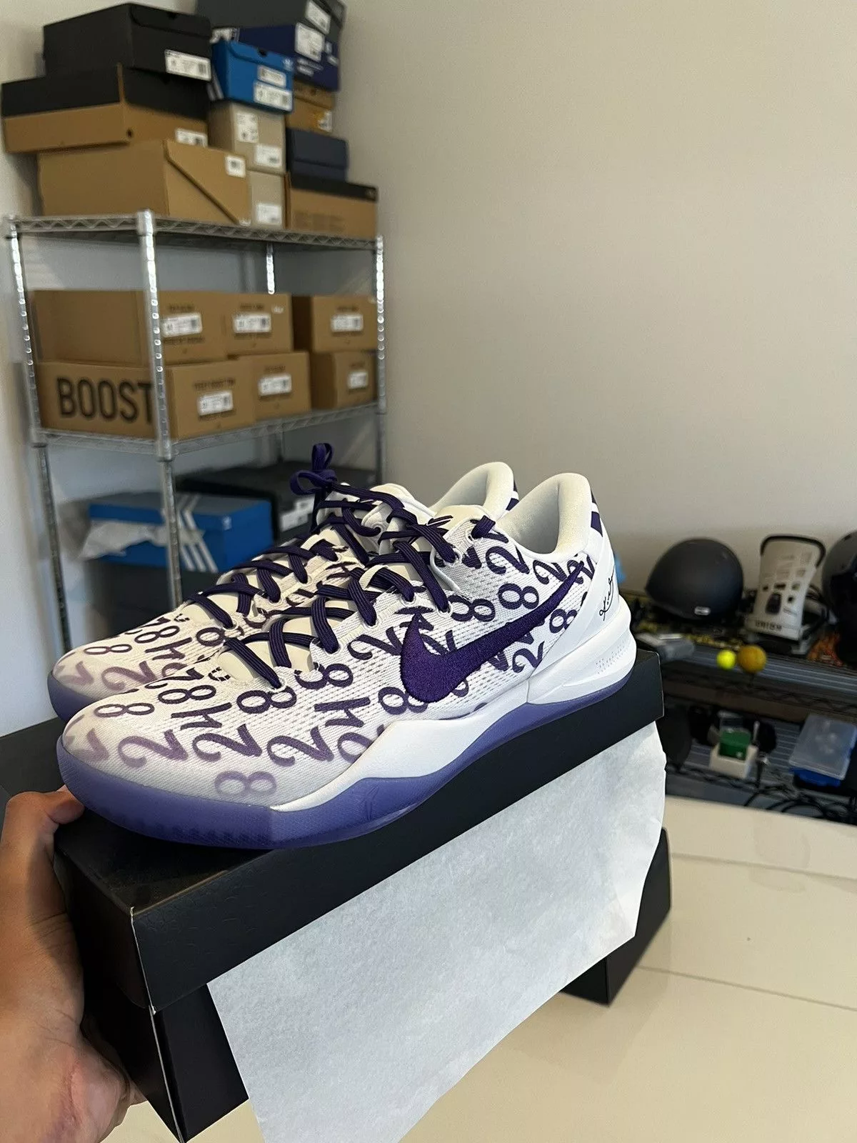 Nike Low Top Sneakers Nike Kobe 8 Protro White