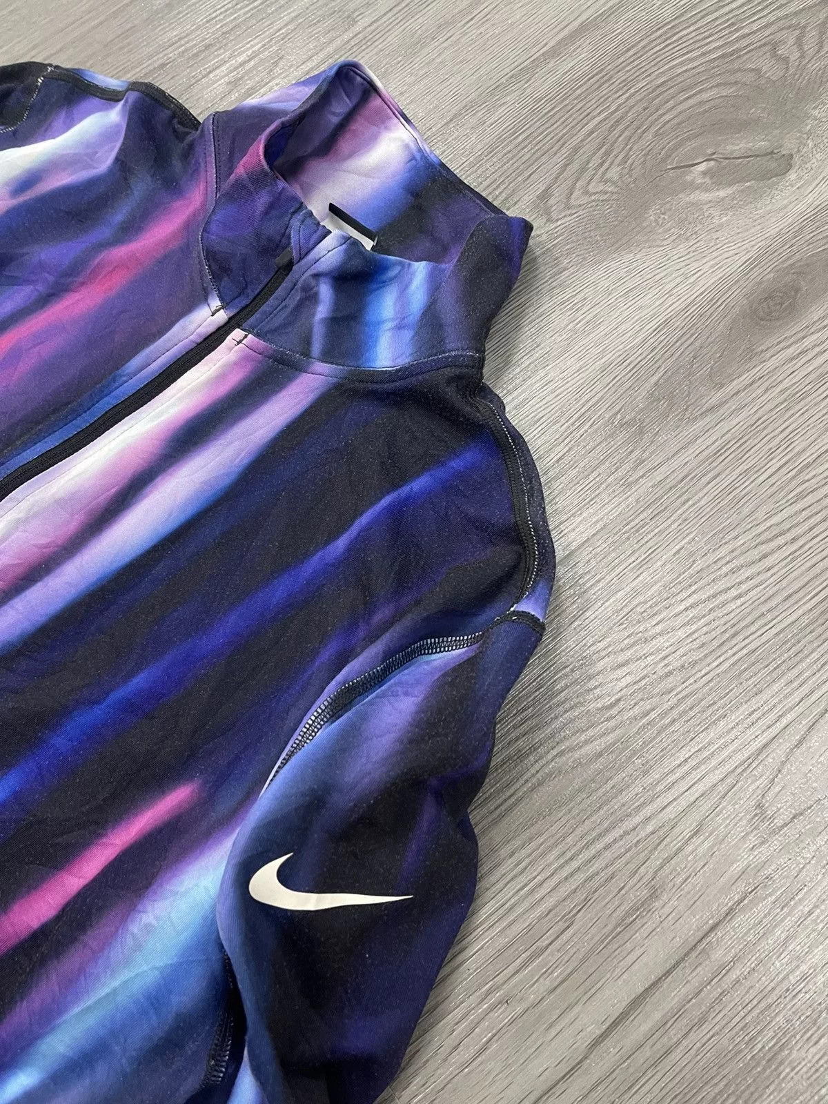Nike Sweaters Nike Dri Fit Pro Hyperwarm Arora purple Half Zip Pullover Multi Sportswear