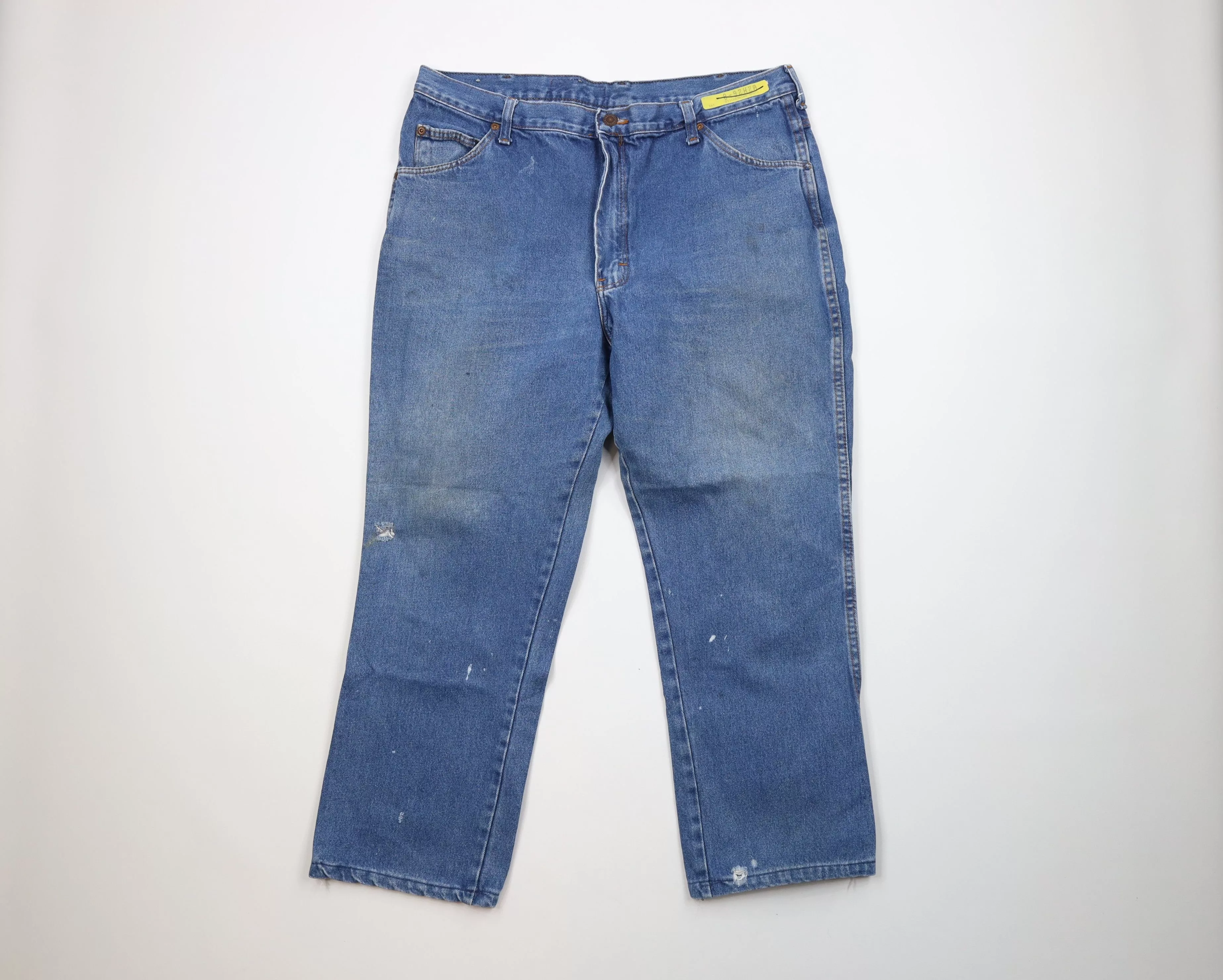 Dickies Denim Dickies × Vintage Vintage 70s Dickies Branders Flared Bootcut Denim Jeans USA Blue