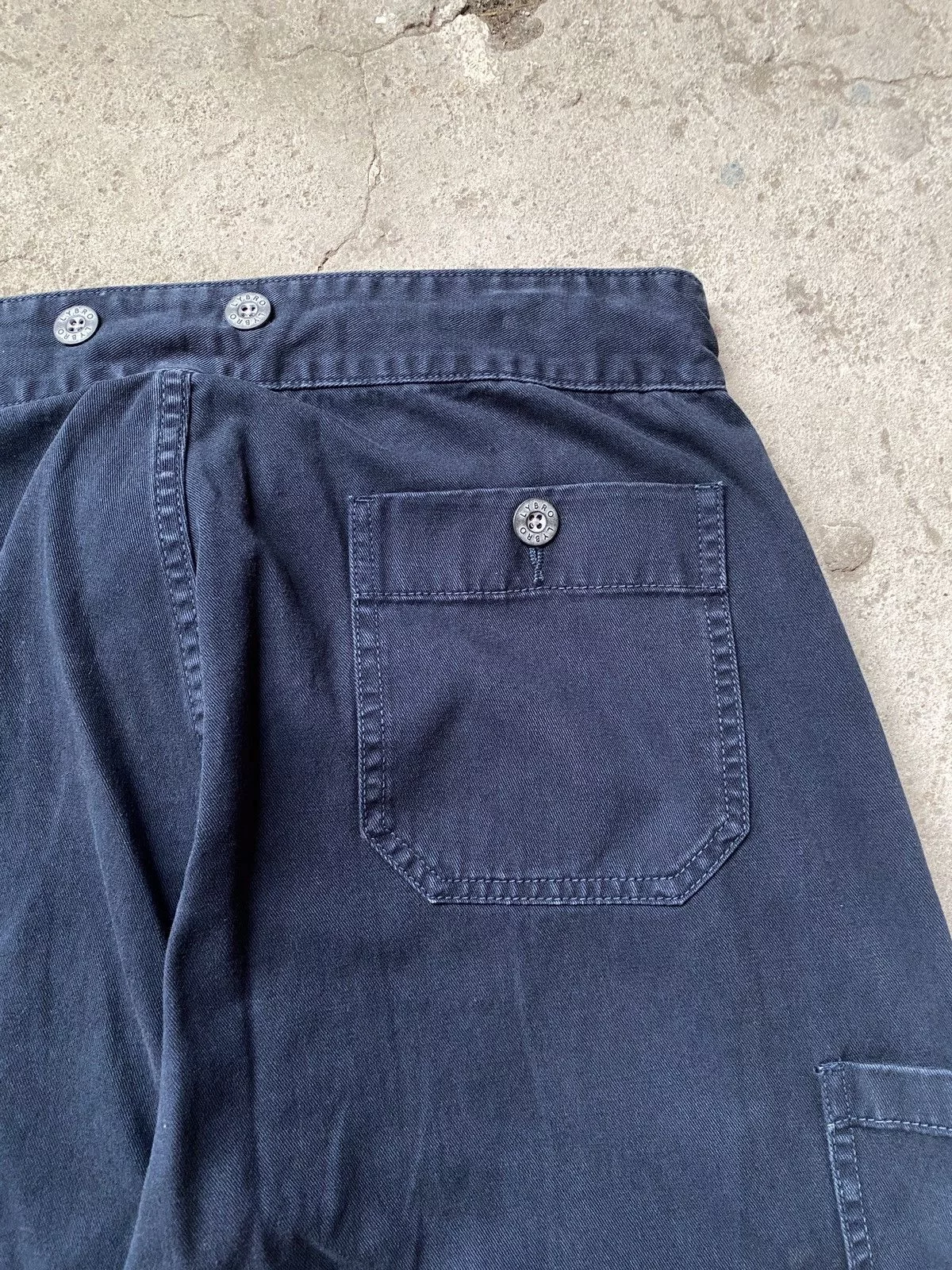 Nigel Cabourn Casual Pants Nigel Cabourn Lybro P-65 Drawstring Work Pants Blue