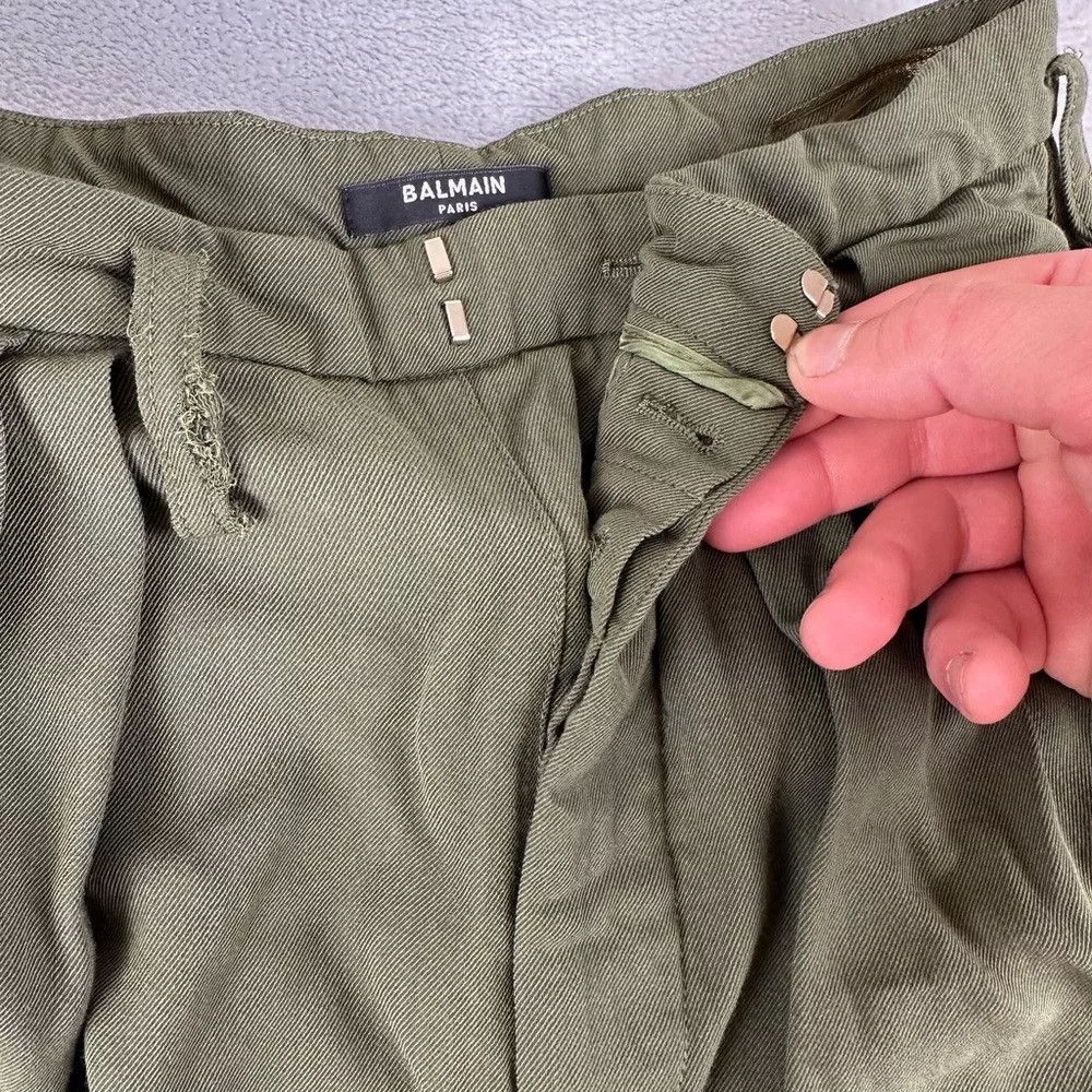 Balmain Jumpsuits Balmain Green Pants Women’s Size 38 EU
