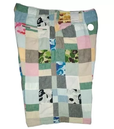 Bape Shorts Bape Patchwork Shorts Multi