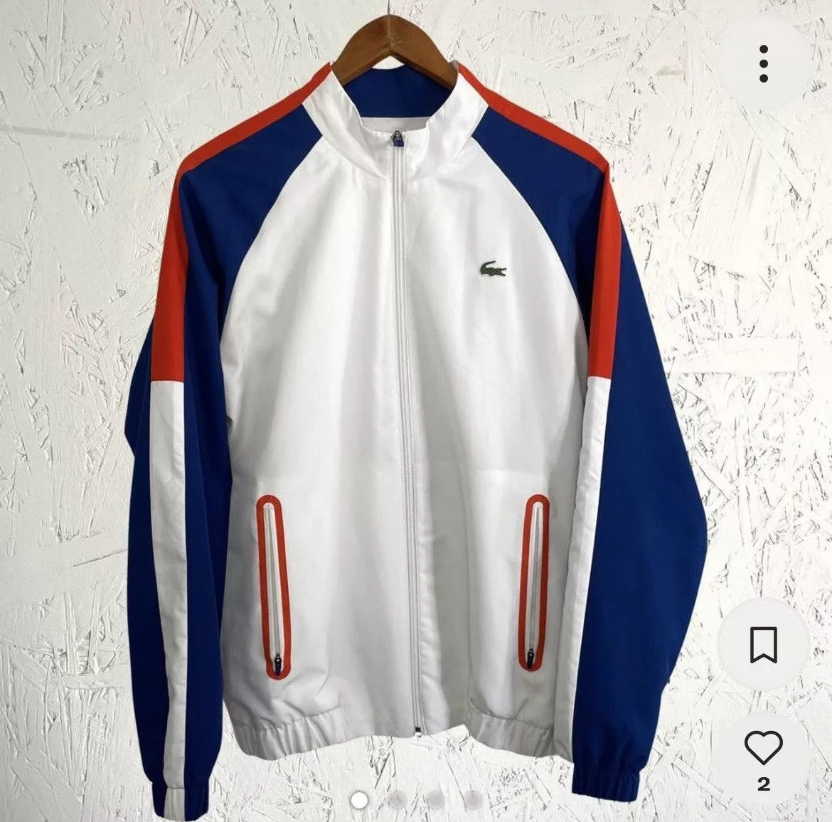 Lacoste Light Jackets Lacoste Track Jacket White