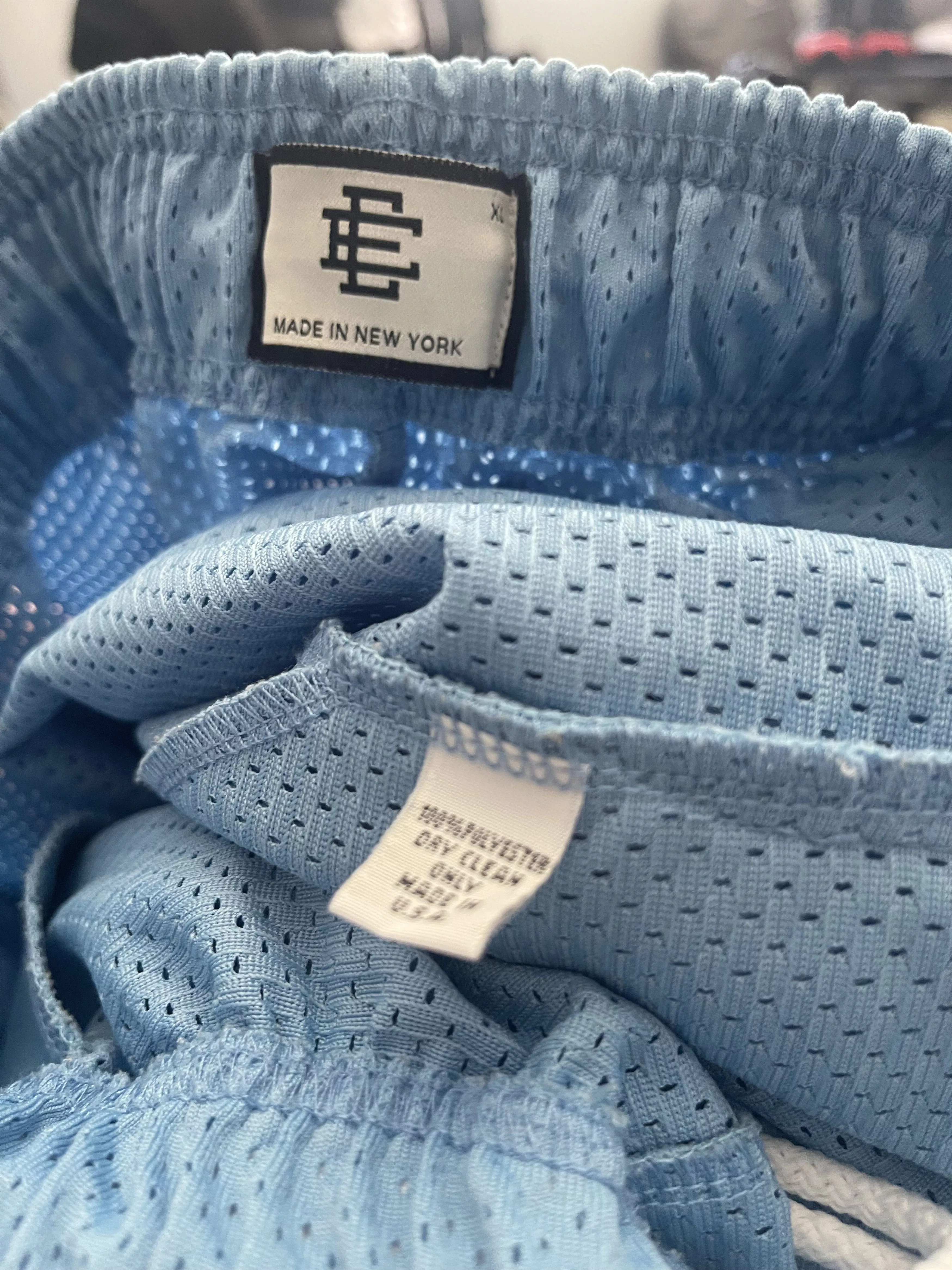 Eric Emanuel shorts light blue XL