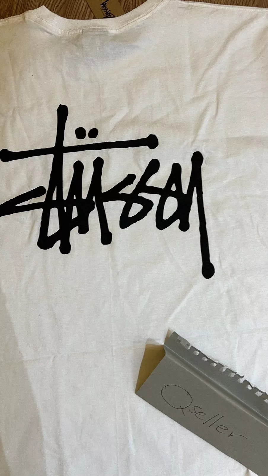 Stussy Short Sleeve T Shirts Stussy basic white tee