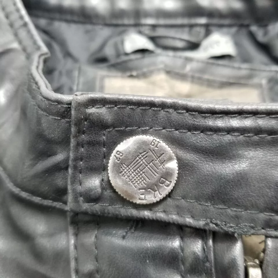 BKE Jackets BKE Jacket Womens Large Black Pockets Zip Polyurethane