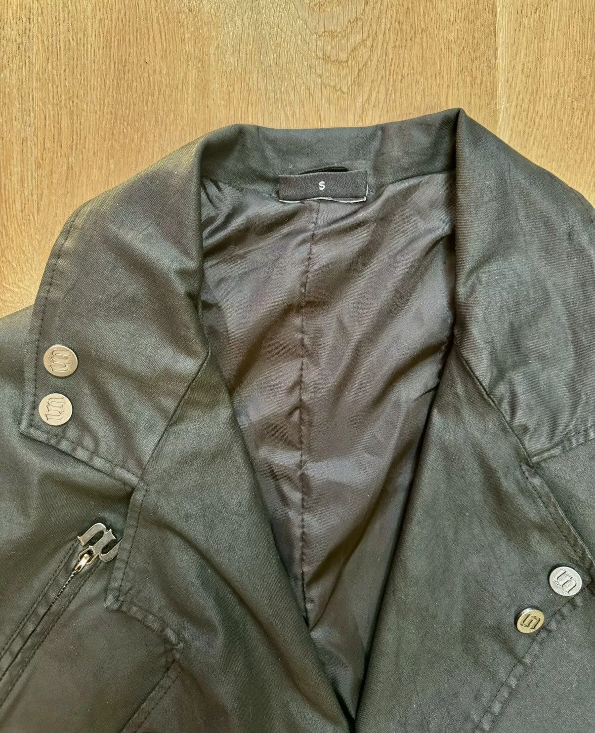 Unvain Studios Heavy Coats Unvain Studios Waxed Coat S Black