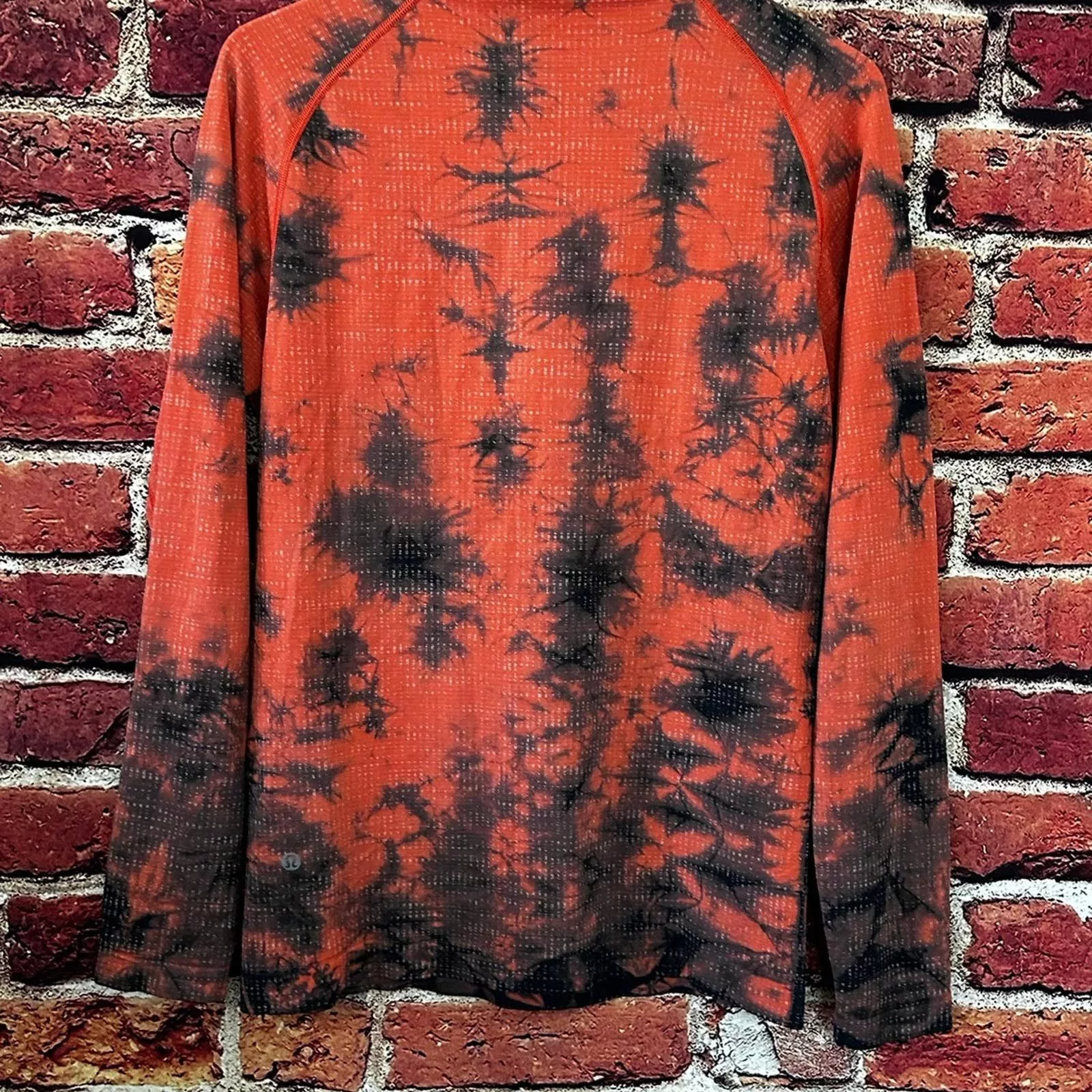Lululemon Long Sleeve T Shirts LULULEMON Metal Vent Tech 1/2 Orange