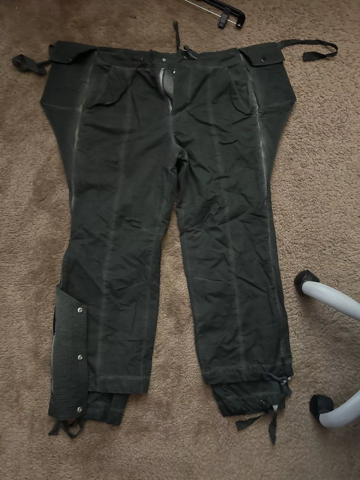 Stoic Casual Pants Stoic ELYTRA DOUBLE LEG TROUSERS - MOSS Gray