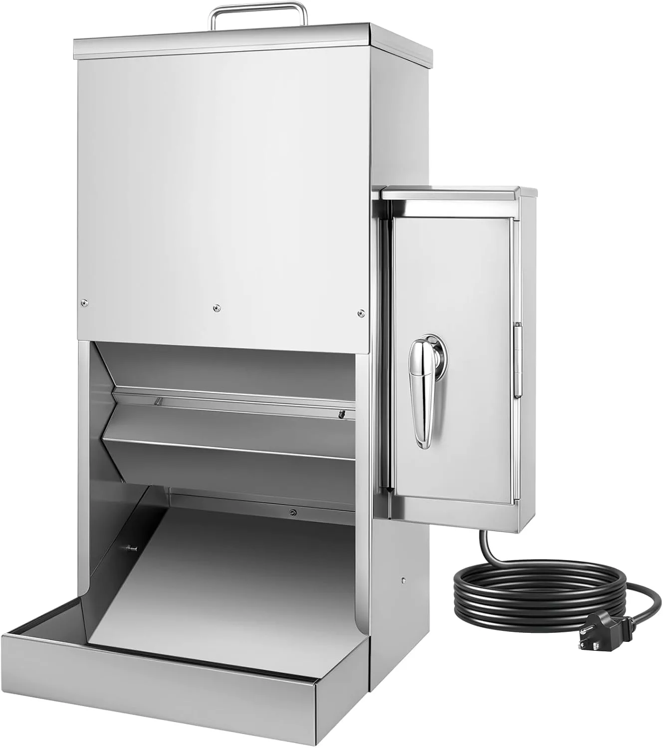 Chipak Automatic Dog Feeder 16L Stainless Steel Pet Food Dispenser with Timer Programmable Feeding Schedule