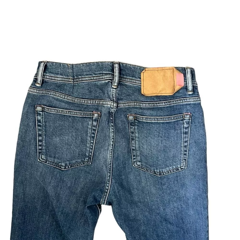 Acne Studios Denim Acne Studios Blå Konst Floragatan 13 Jeans North Mid Blue