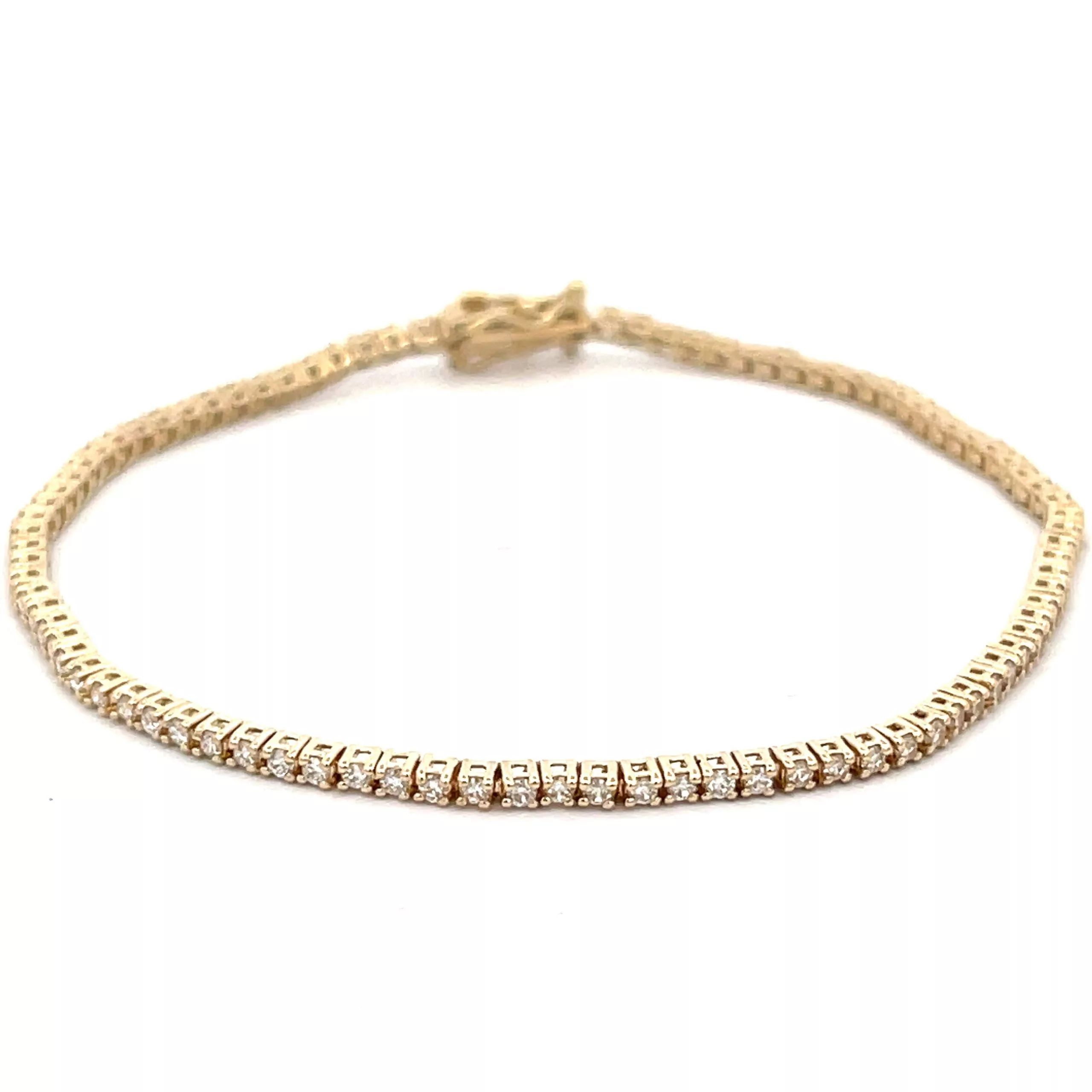 Other Rings Other Diamond Tennis Bracelet in 14K Yellow Gold (1 CTW)