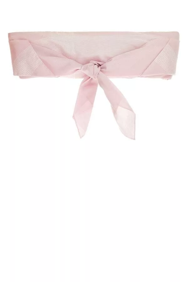 Prada Polos Prada Pastel Pink Cotton Crop-Top Multi
