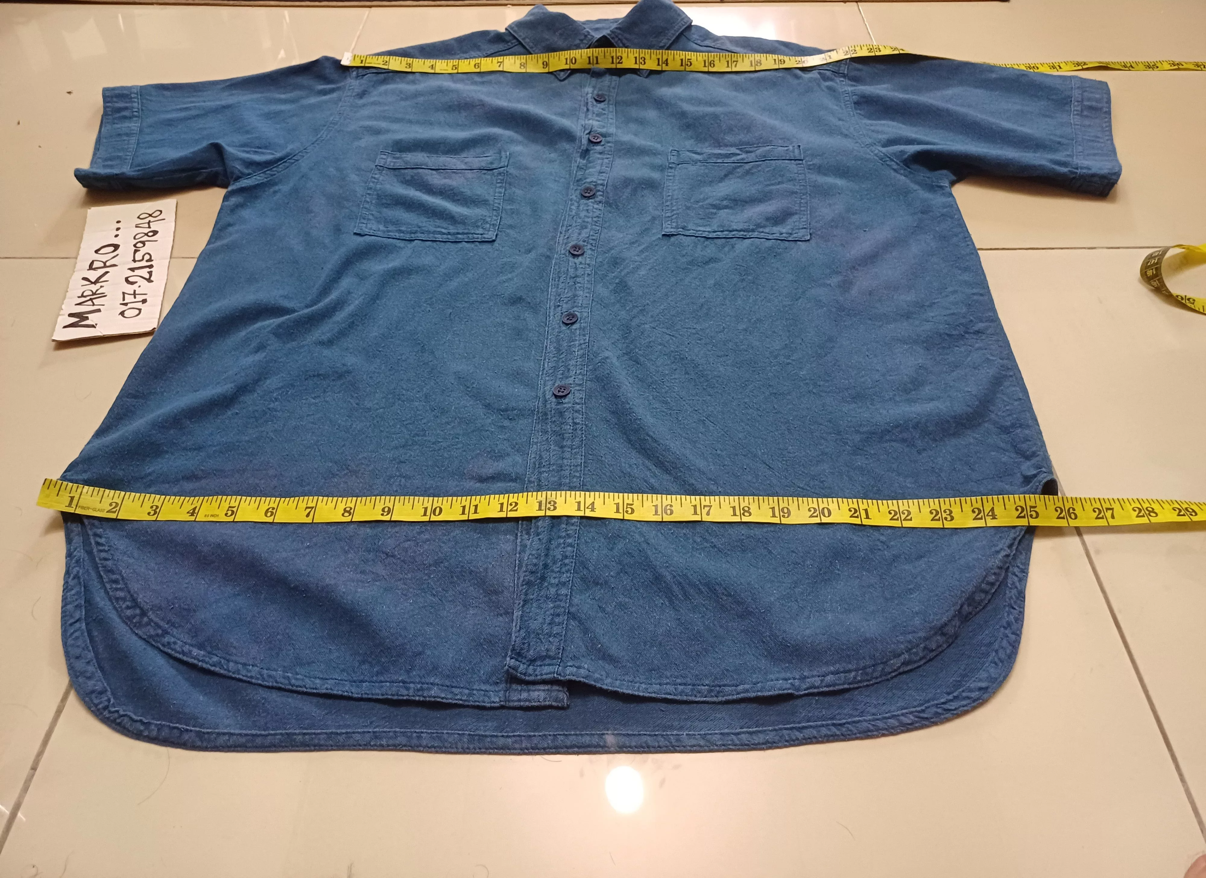 Other Shirts Button Ups Other Oversized vintage double pocket shirt 🔥🔥🔥 Blue