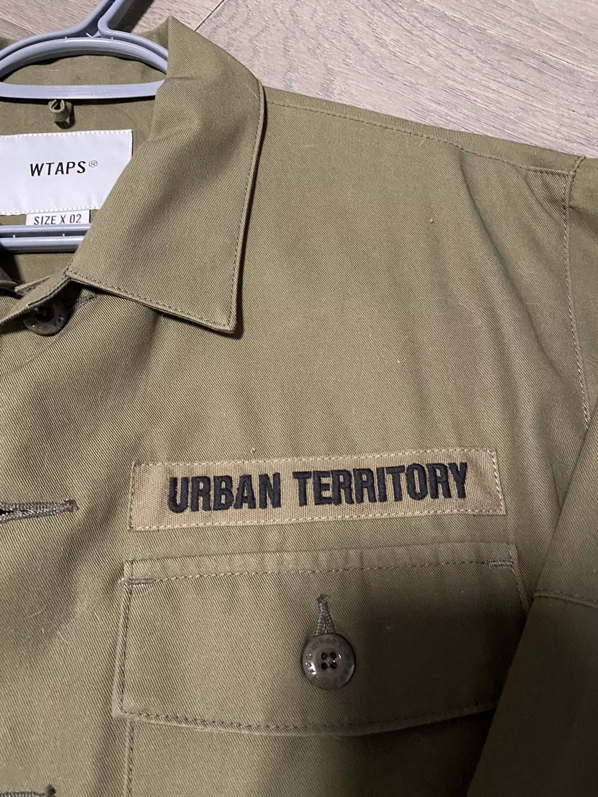 Wtaps Shirts Button Ups Wtaps Buds LS / Cotton twill 2021 size 2 Green