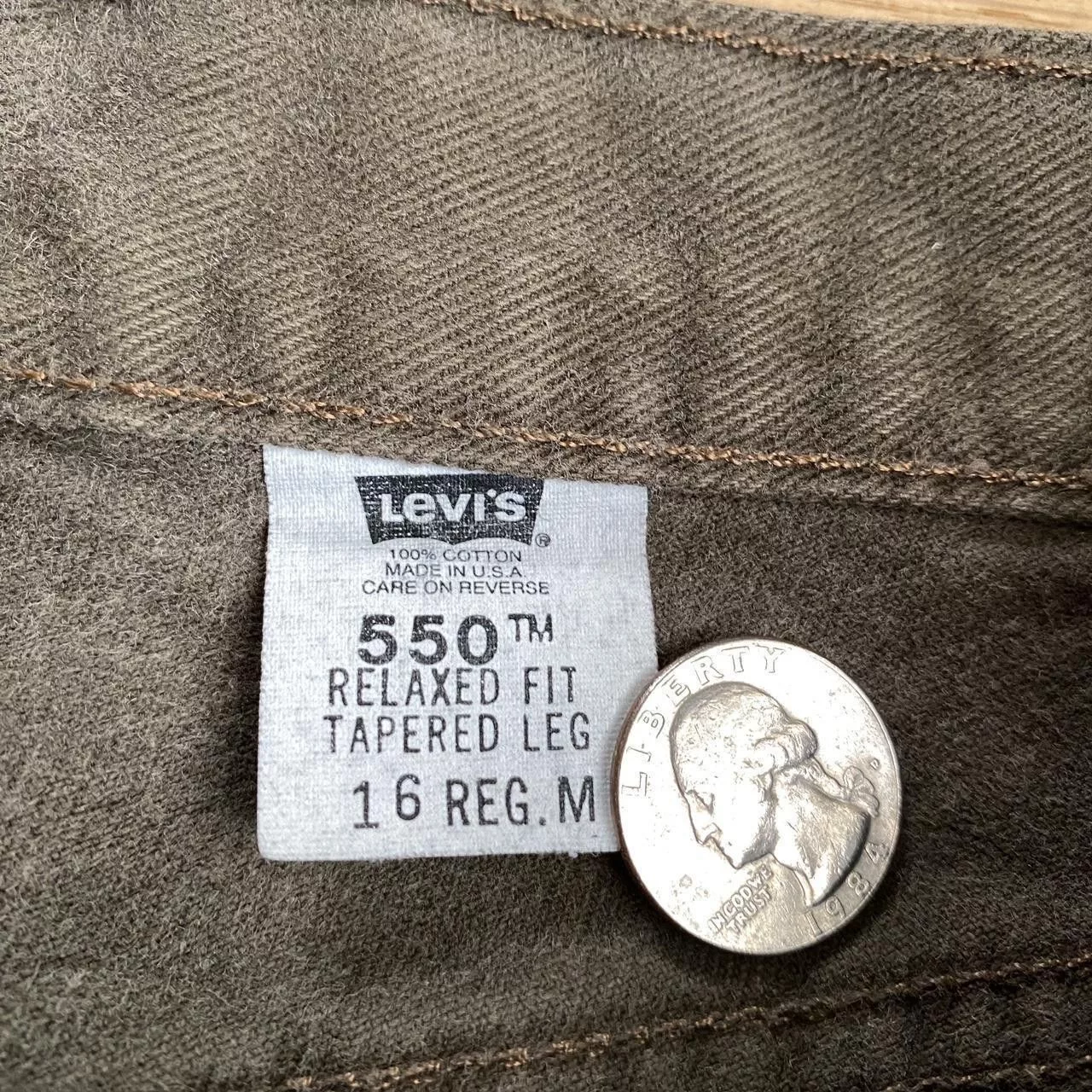 Levi's Denim Levi's Levi Green/Brown jeans
