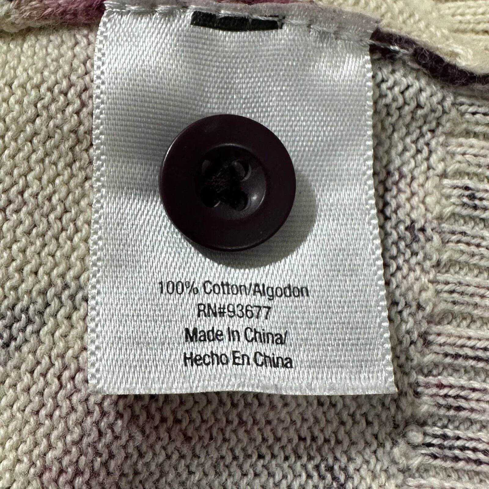 St. Johns Bay Sweaters St. Johns Bay St. John's Bay Large Button Down Cardigan Sweater Purple